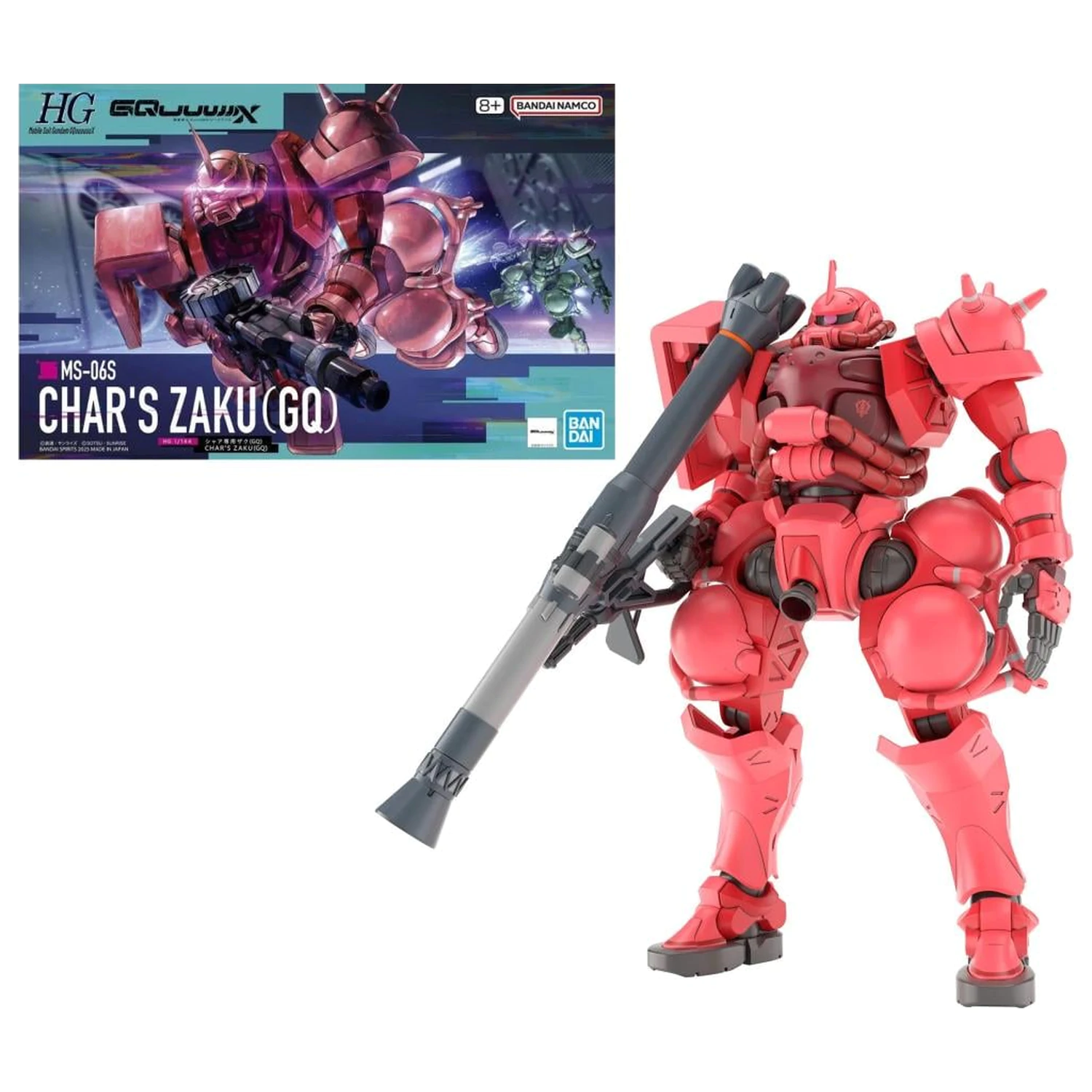 GUNDAM HG 1/144 Char's Zaku (GQ) modell készlet termékfotó