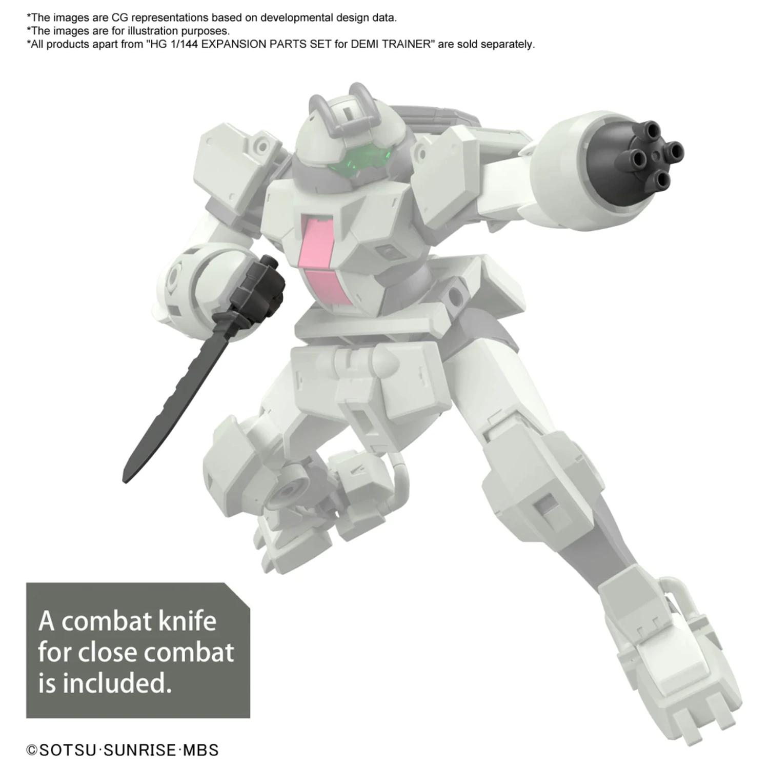 Gundam HG 1/144 Expansion Parts for Demi Trainer modell készlet kiegészítő csomag termékfotó