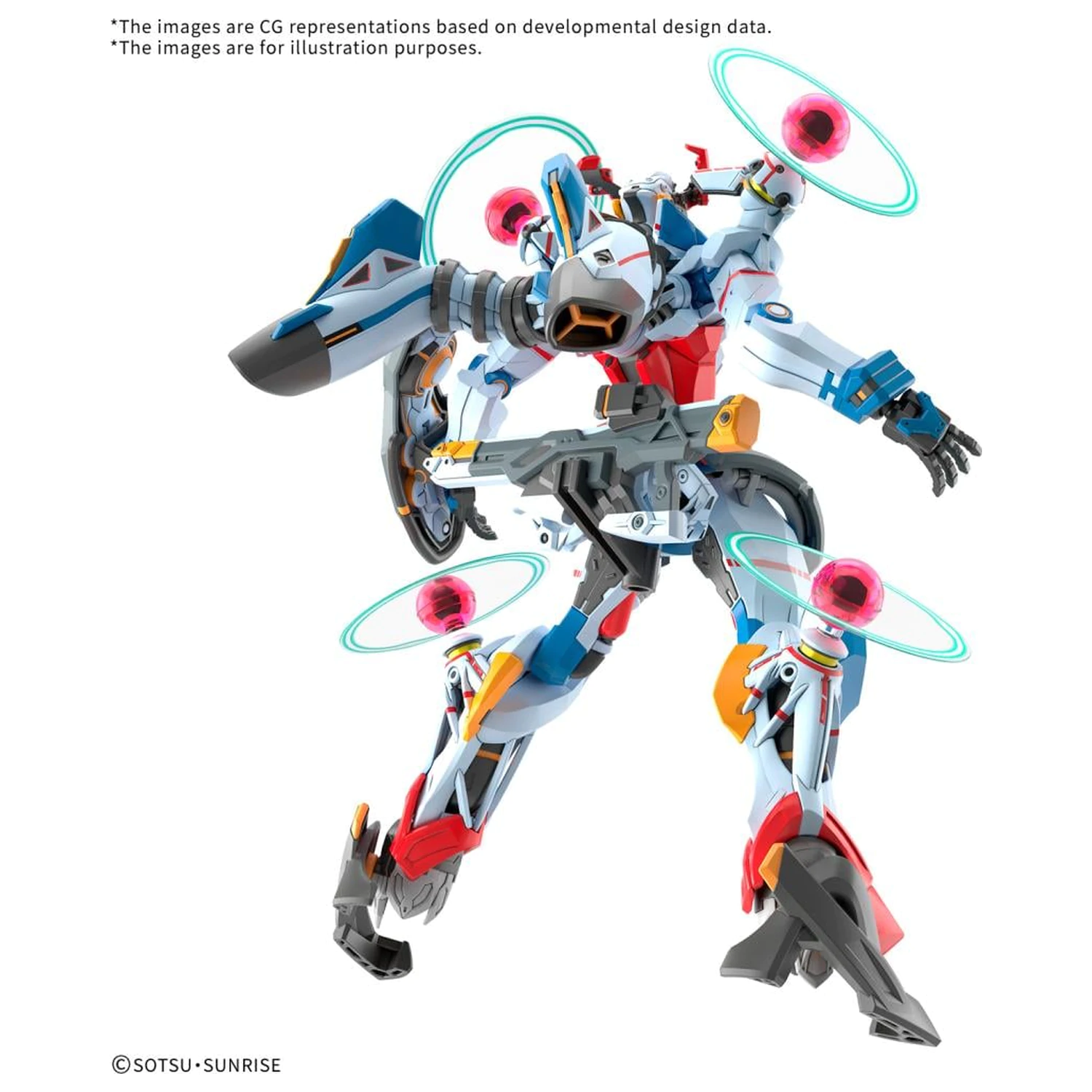 Gundam HG 1/144 GQuuuuuuX (Endymion Unit Awakened) modell készlet termékfotó