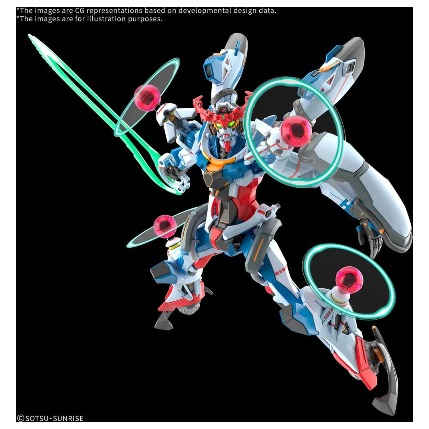Gundam HG 1/144 GQuuuuuuX (Endymion Unit Awakened) modell készlet termékfotó