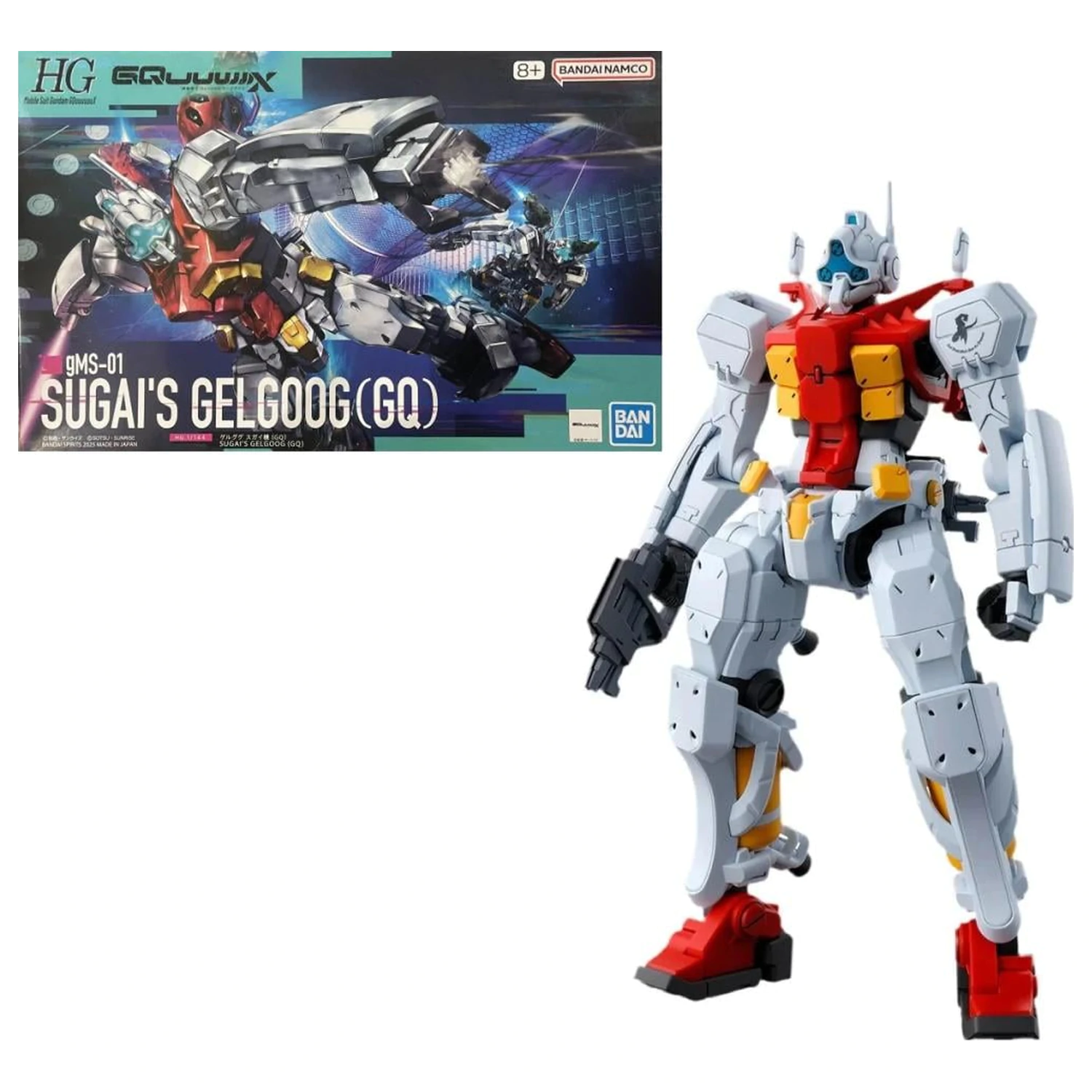 GUNDAM HG 1/144 GQuuuuuuX Sugai's Gelgoog (GQ) modell készlet termékfotó