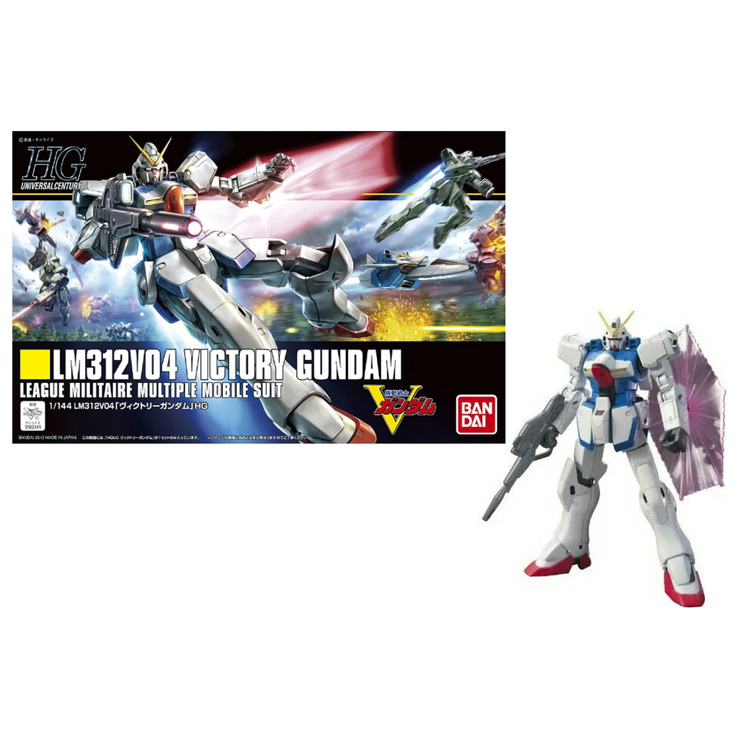 Gundam HG 1/144 LM312V04 Victory Gundam modell készlet termékfotó
