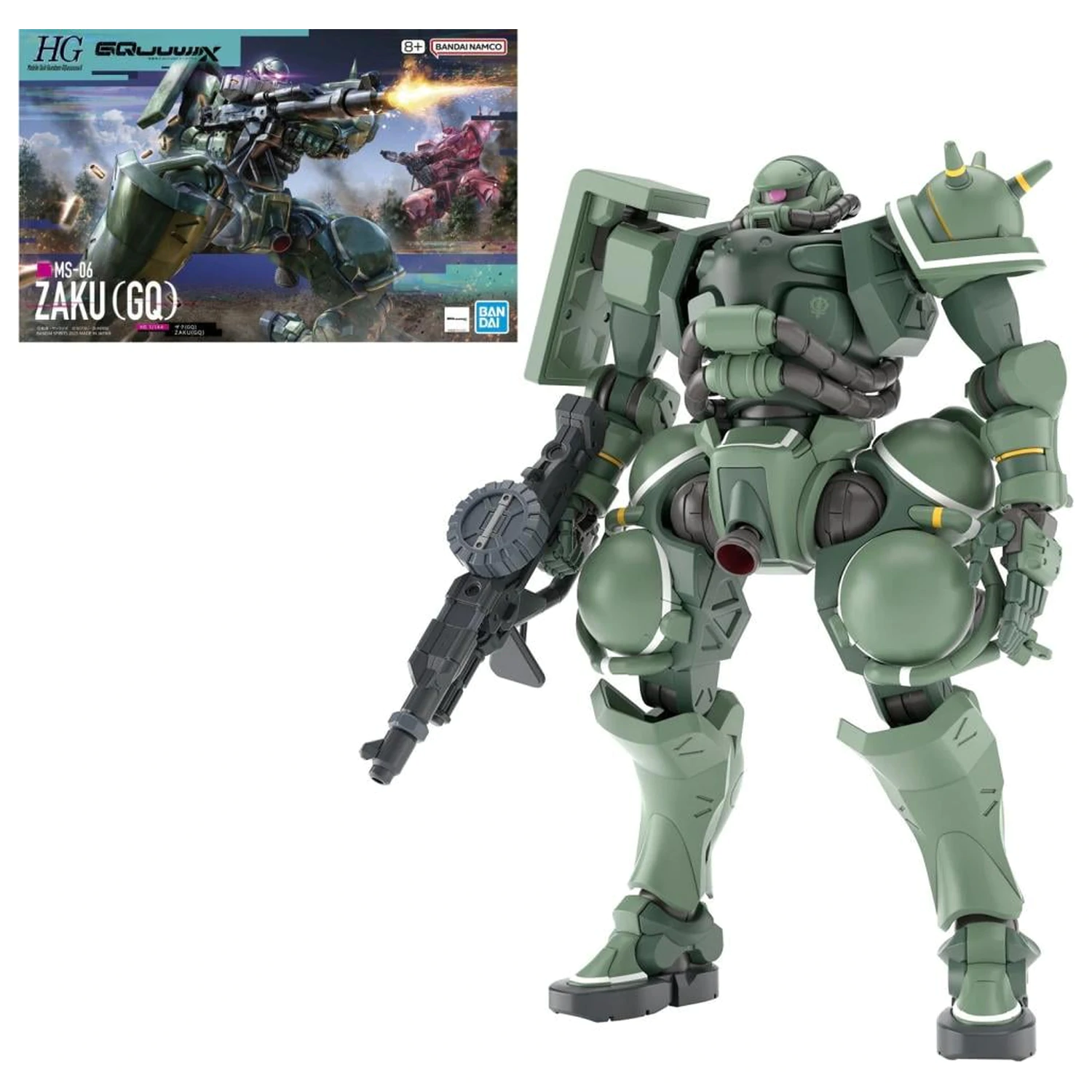 GUNDAM HG 1/144 Zaku (GQ) modell készlet termékfotó