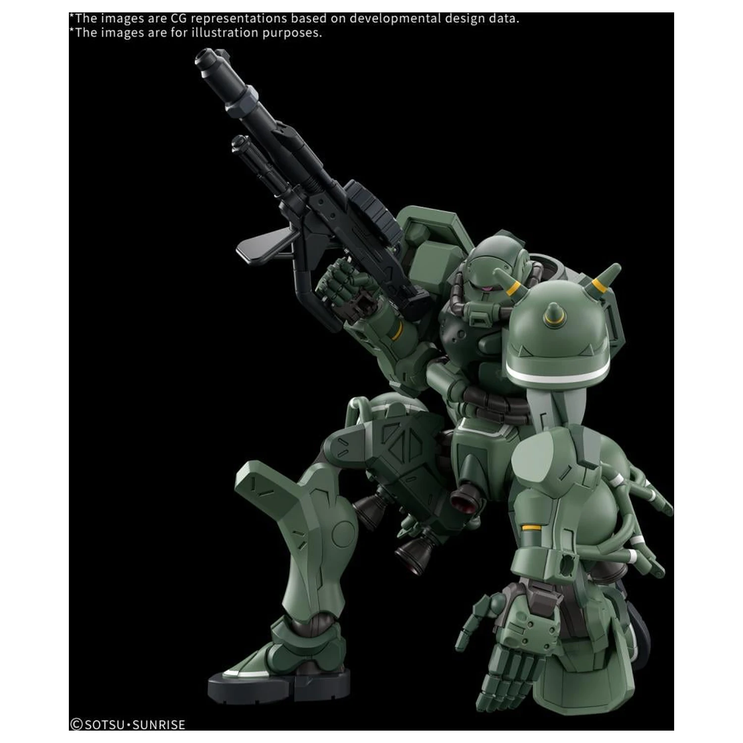 GUNDAM HG 1/144 Zaku (GQ) modell készlet termékfotó