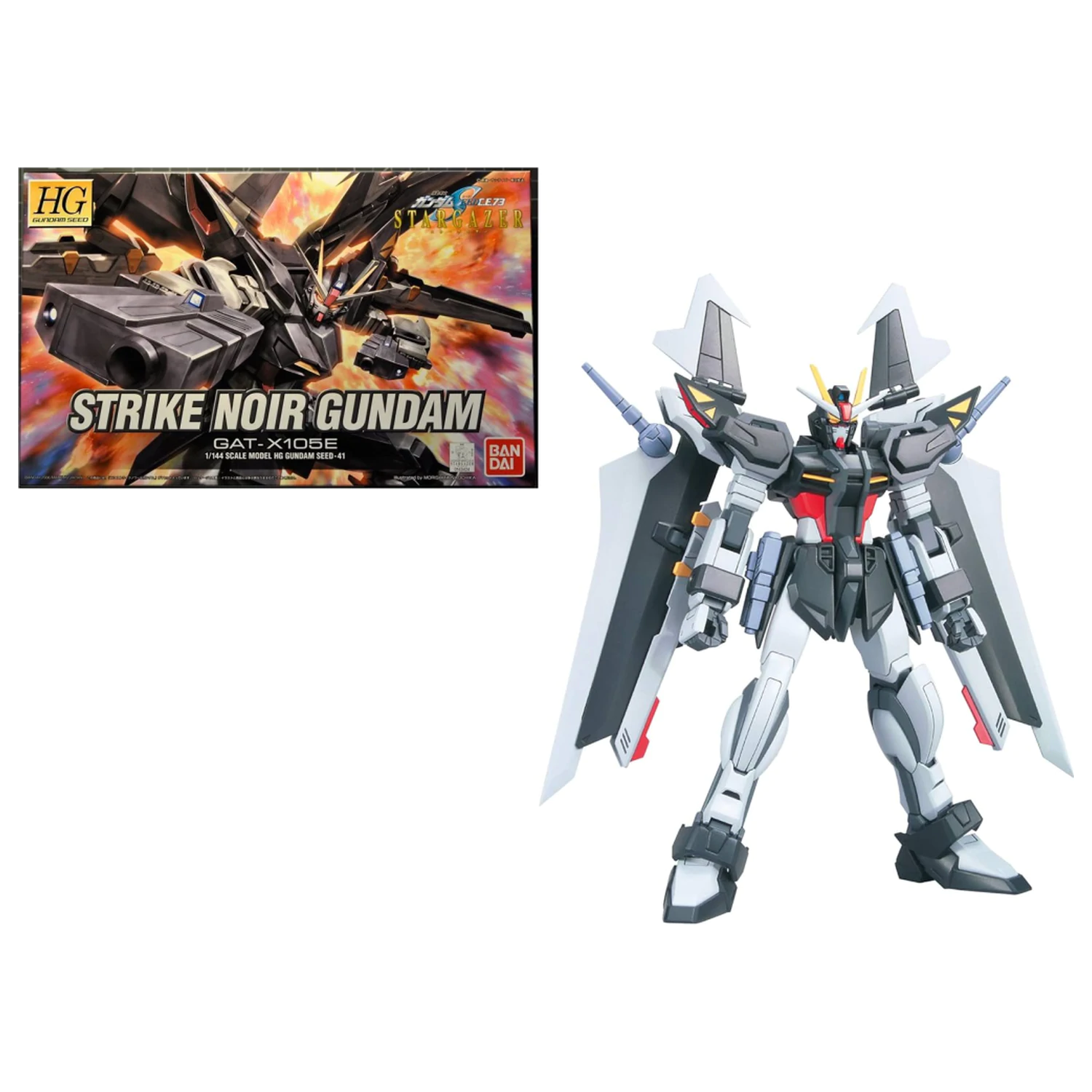GUNDAM HG Strike Noir Gundam 1/144 modell készlet termékfotó