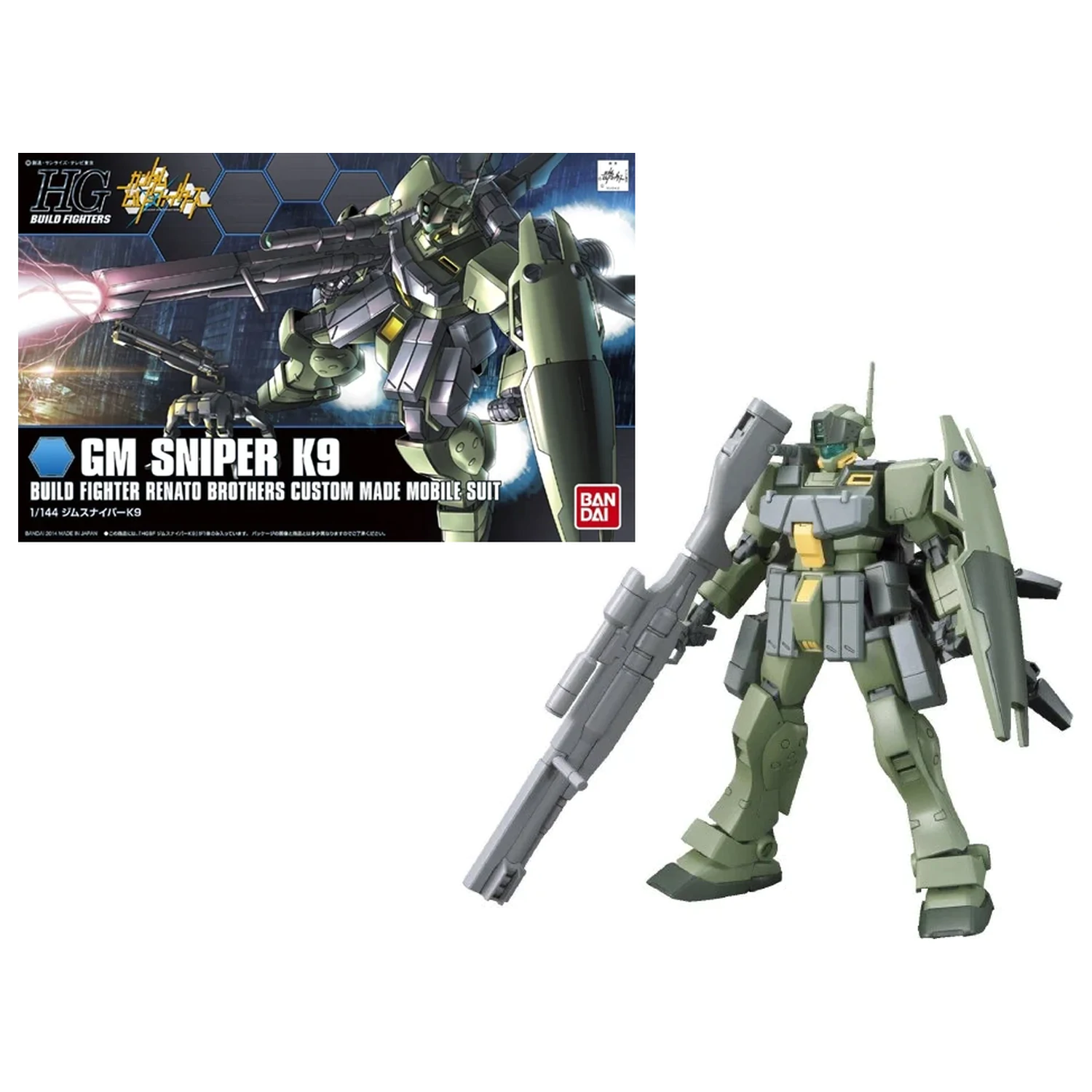 Gundam HGBF GM Sniper K9 1/144 modell készlet termékfotó