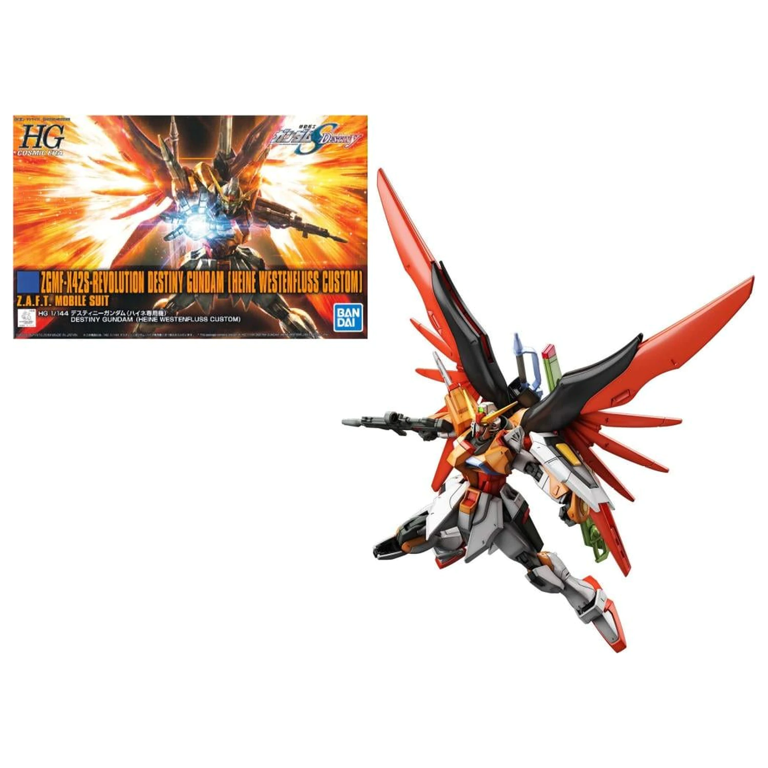 GUNDAM - HGCE 1/144 Destiny Gundam (Heine Westenfluss Custom) modell készlet termékfotó
