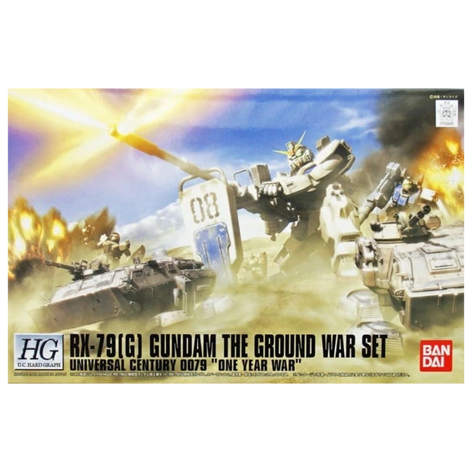 Gundam HGUC 1/144 RX-79(G) Gundam The Ground War Set  termékfotó