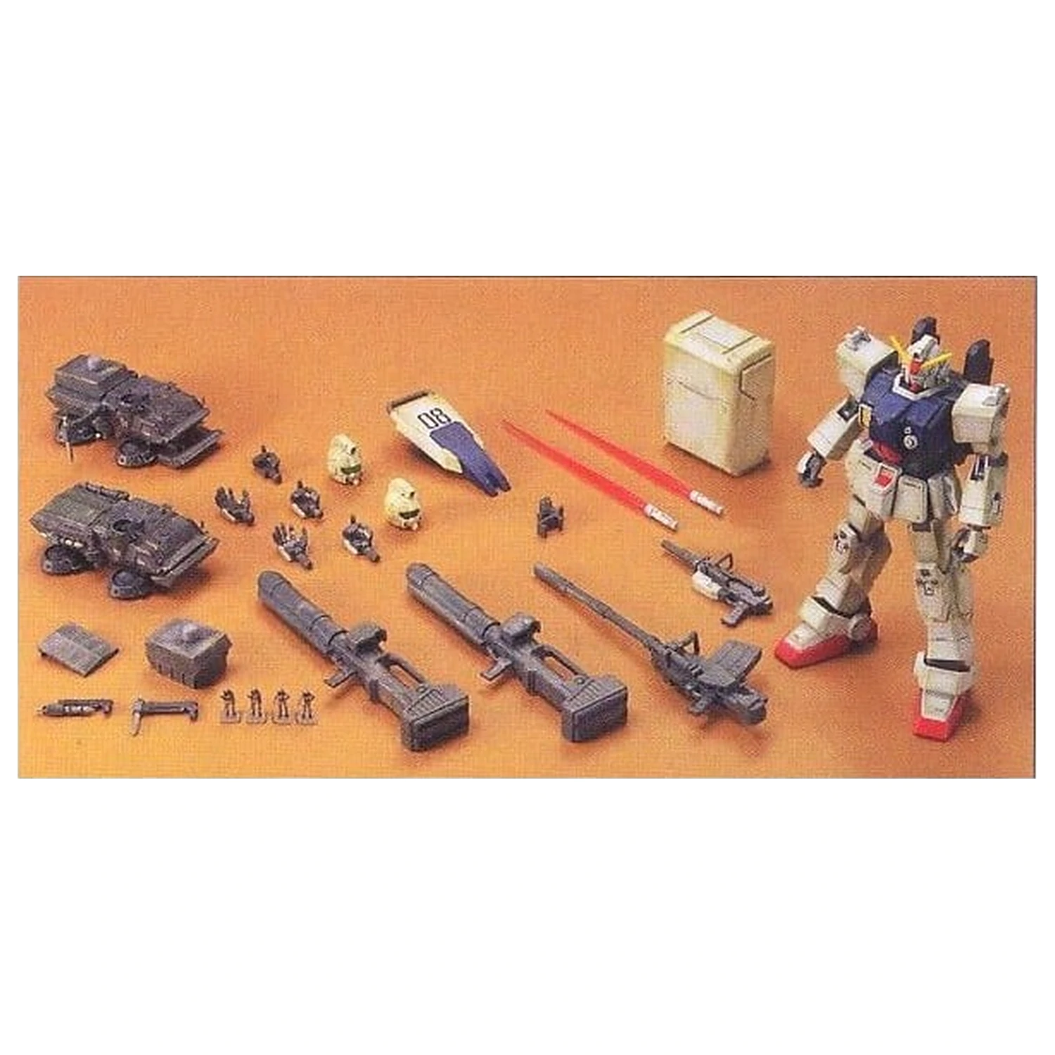 Gundam HGUC 1/144 RX-79(G) Gundam The Ground War Set  termékfotó