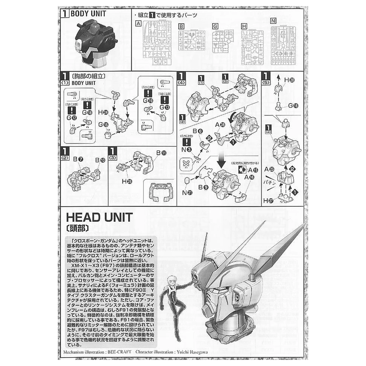 GUNDAM MG 1/100 Crossbone Full Cloth Gundam modell készlet termékfotó