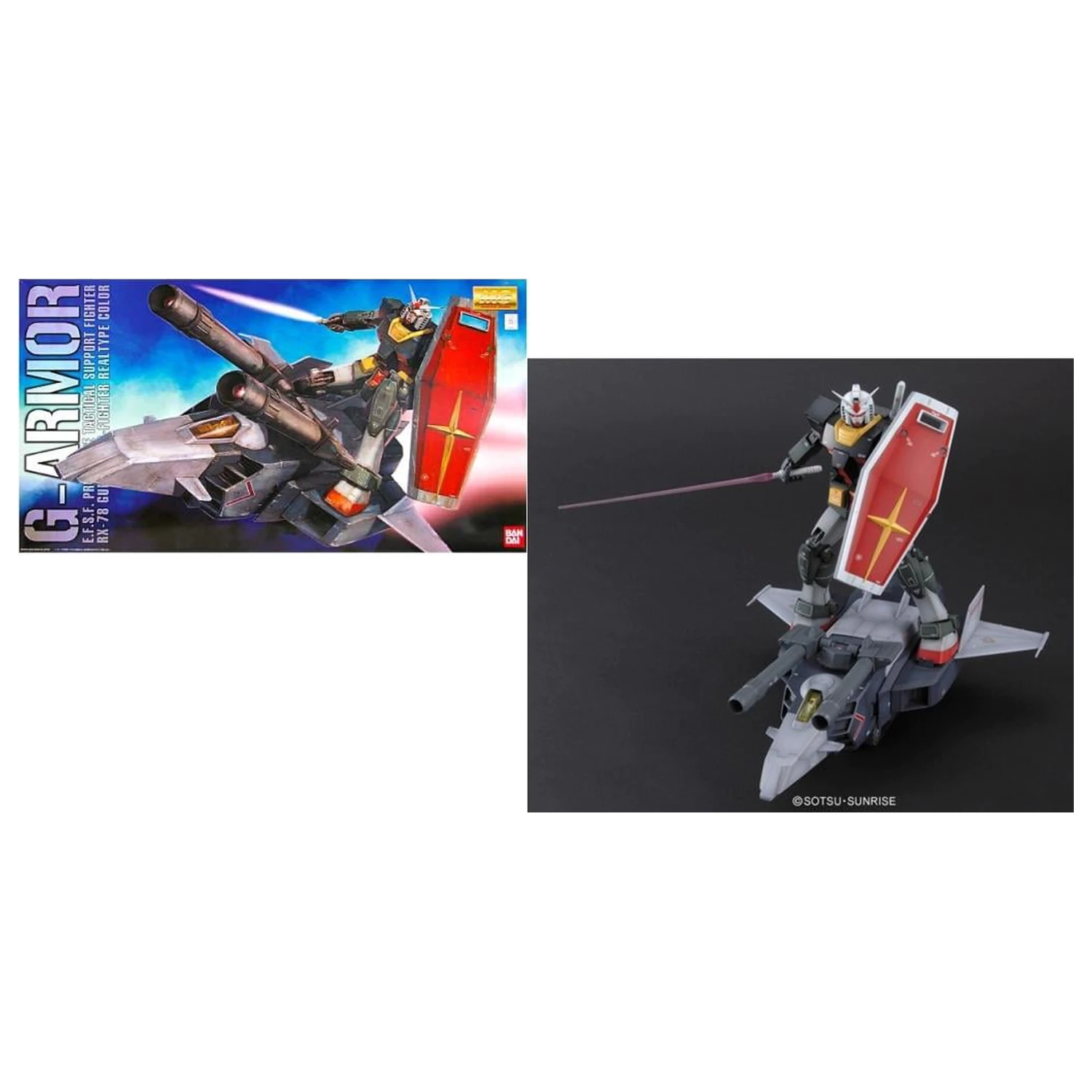 Gundam MG 1/100 G Armor Real Type Color ver. modell készlet termékfotó