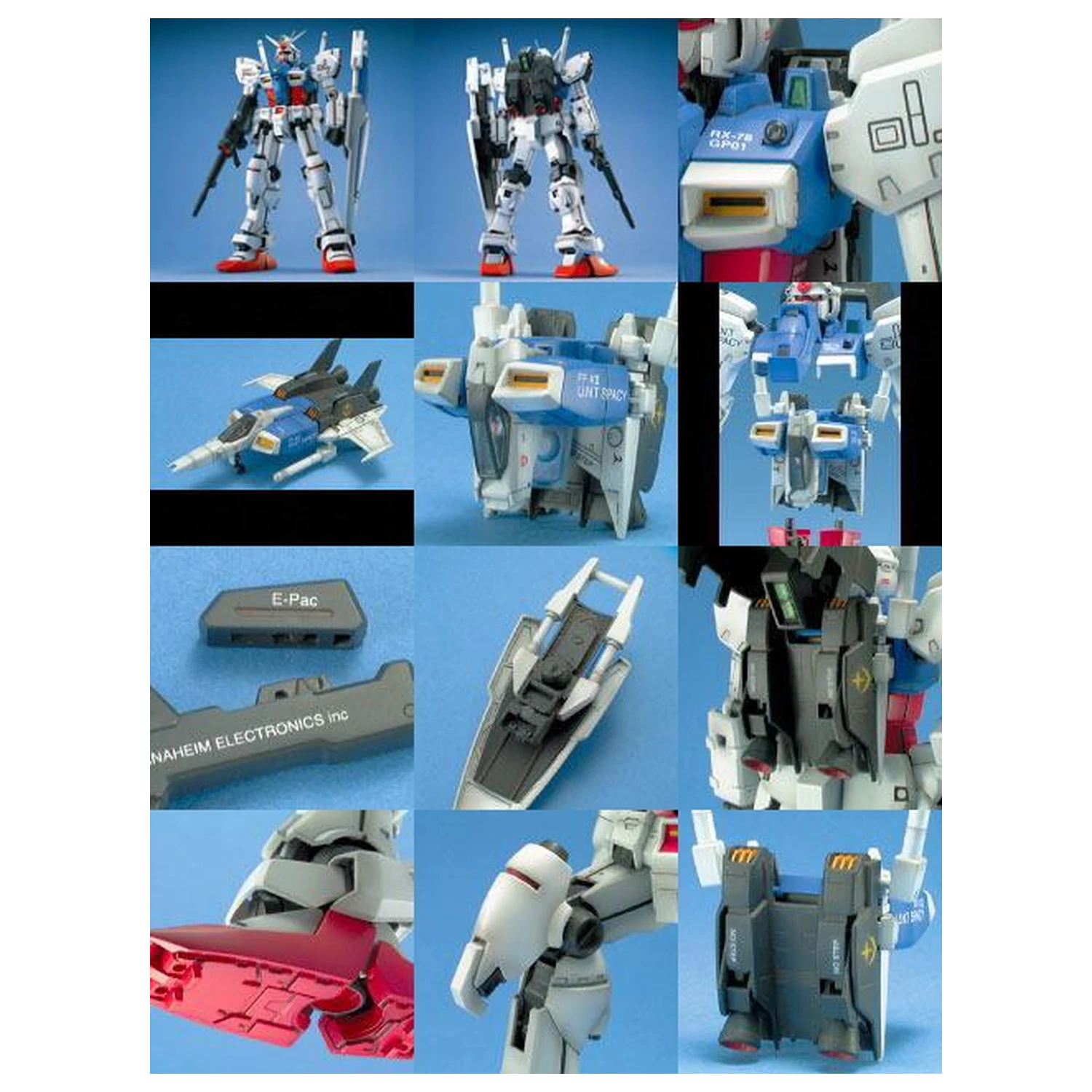 Gundam MG 1/100 Gundam GP01 modell készlet termékfotó