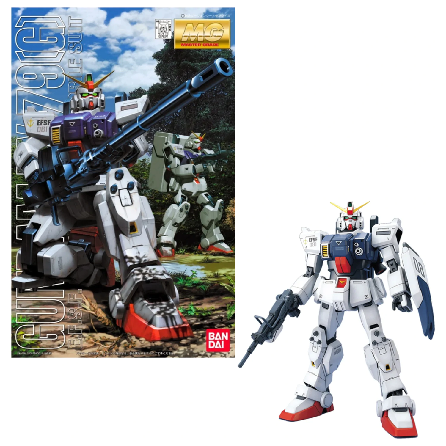Gundam MG 1/100 Gundam RX-79(G) modell készlet termékfotó