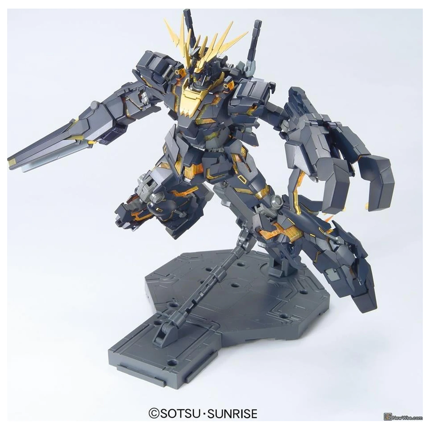 Gundam modell készlet Master Grade Egyszarvú Gundam 02 Banshee 18 cm termékfotó