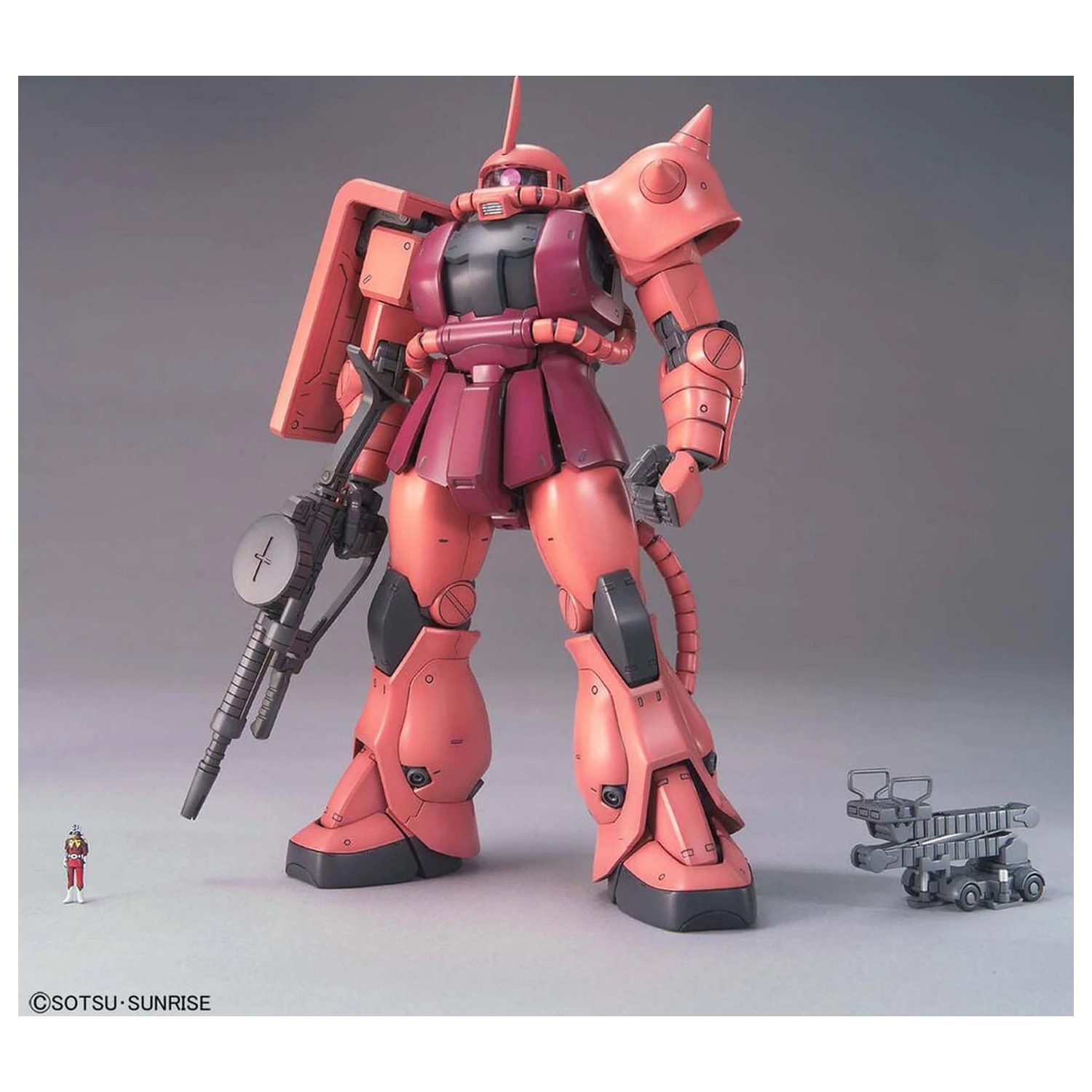 Gundam MS-06S Zaku II Char Aznable Custom Ver. 2.0 Mobile Suit modell készlet MG 1/100 termékfotó