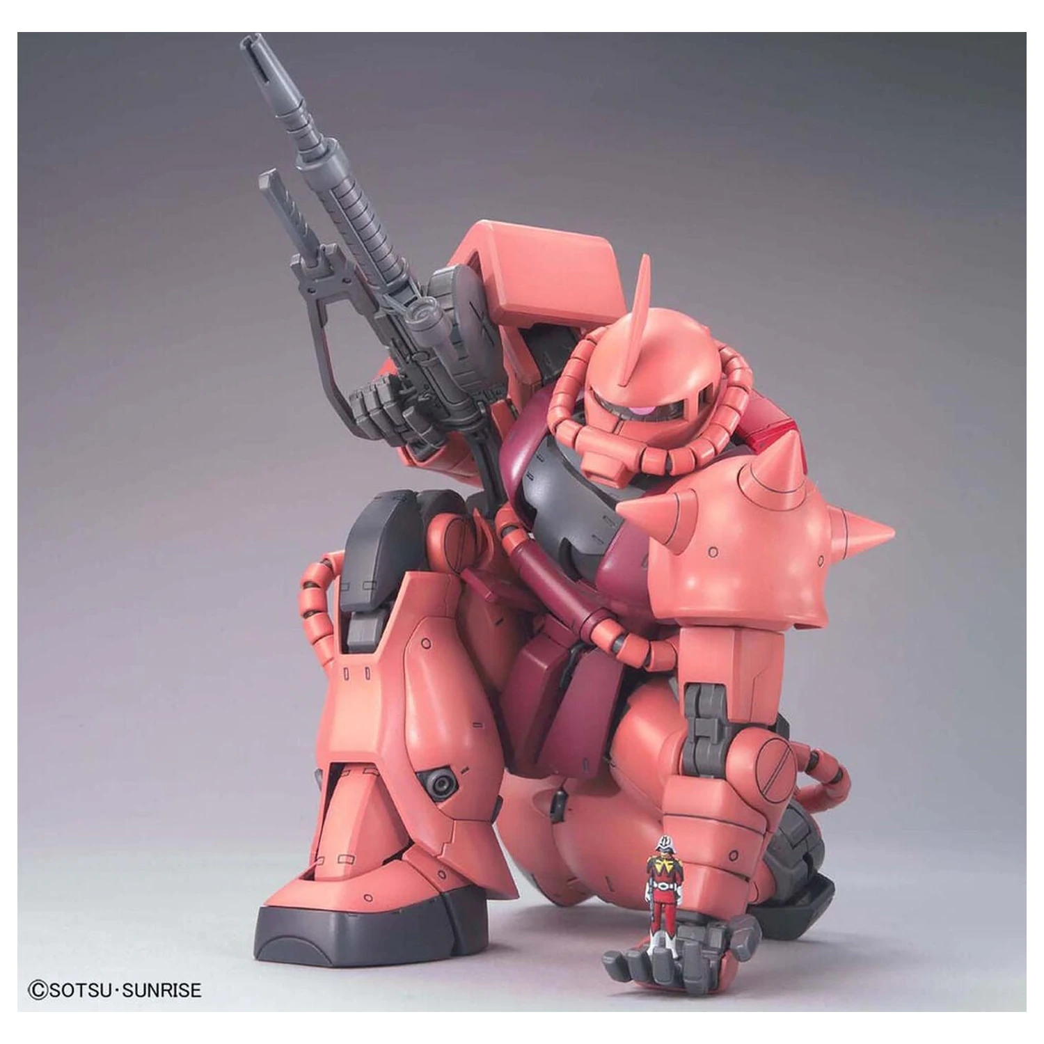Gundam MS-06S Zaku II Char Aznable Custom Ver. 2.0 Mobile Suit modell készlet MG 1/100 termékfotó