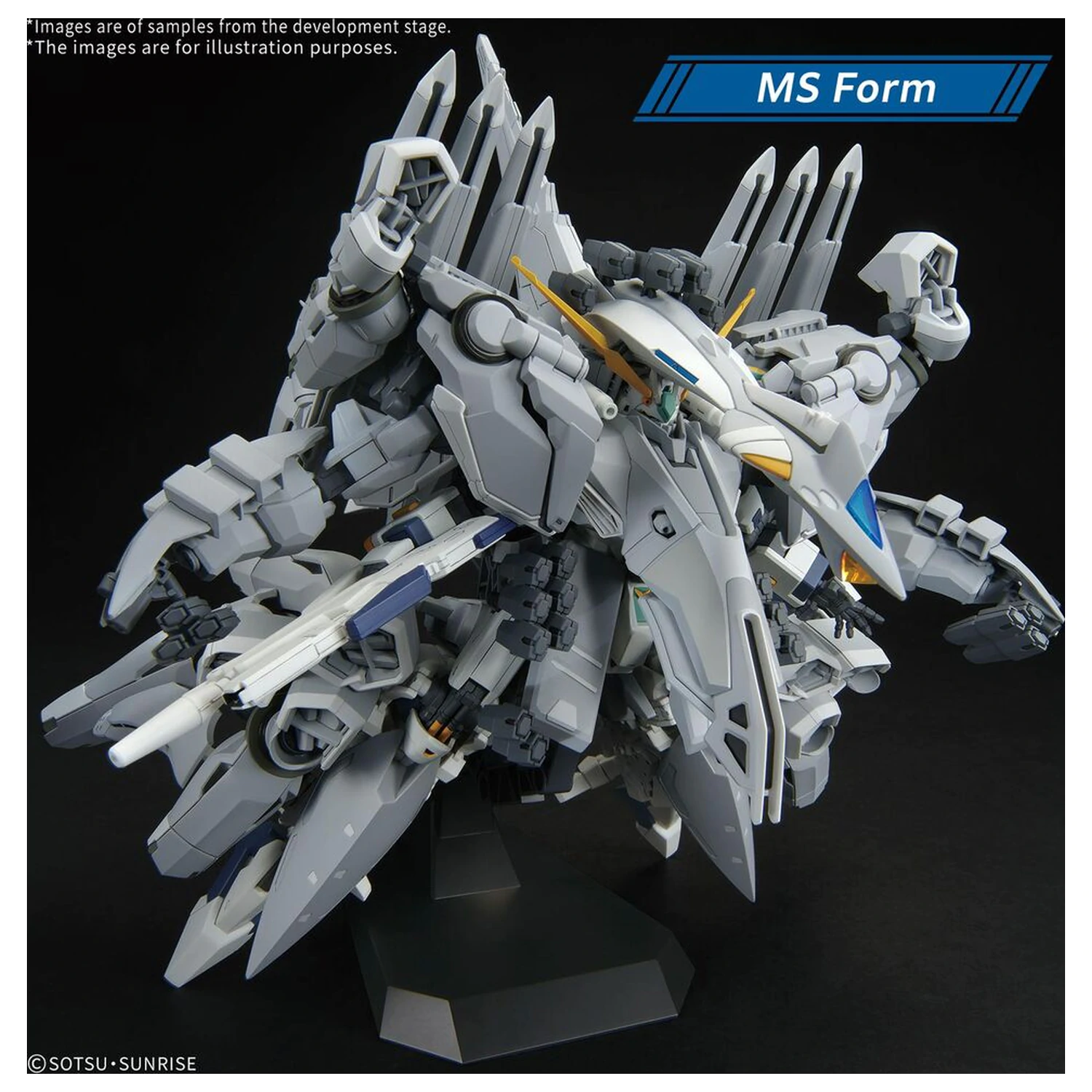 Gundam MSG: Hathaway: The Sorcery of Nymph Circe HG 1/144 Alyzeus modell készlet 25cm termékfotó