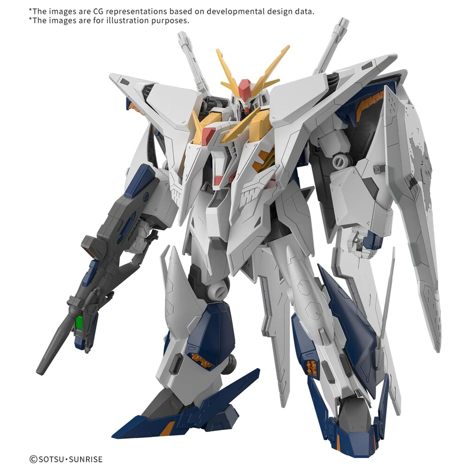 Gundam MSG: Hathaway: The Sorcery of Nymph Circe HG 1/144 XI Gundam Hathaway Nymph modell készlet termékfotó