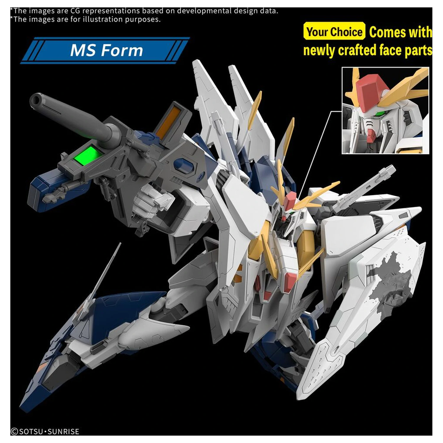 Gundam MSG: Hathaway: The Sorcery of Nymph Circe HG 1/144 XI Gundam Hathaway Nymph modell készlet termékfotó