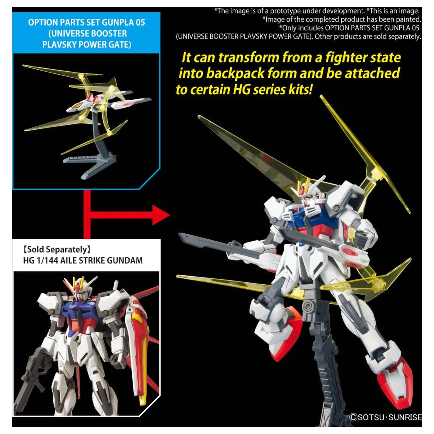 Gundam Option Parts Set Gunpla 05 (Universe Booster) modell készlet kiegészítő termékfotó