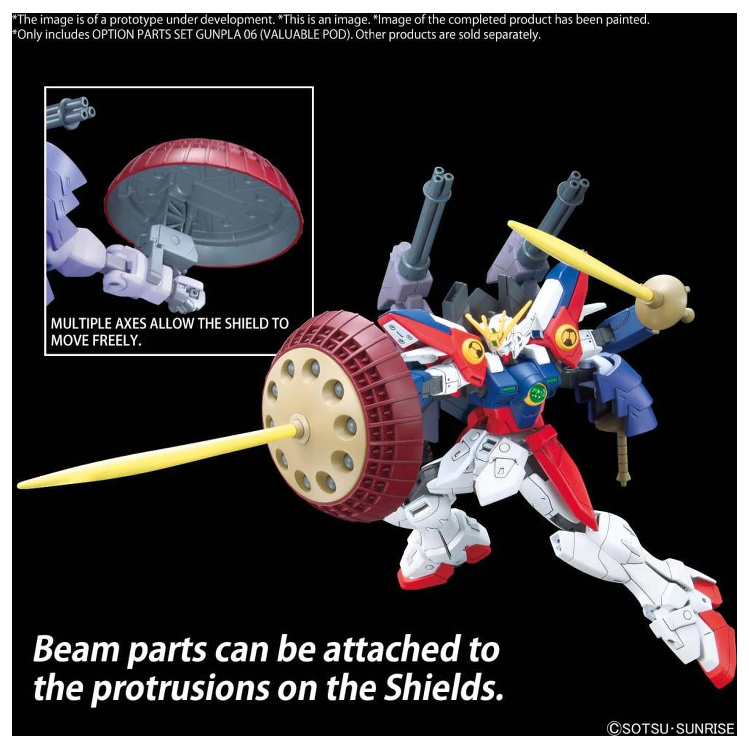 Gundam Option Parts set Gunpla 06 (Valuable Pod) modell készlet kiegészítő termékfotó
