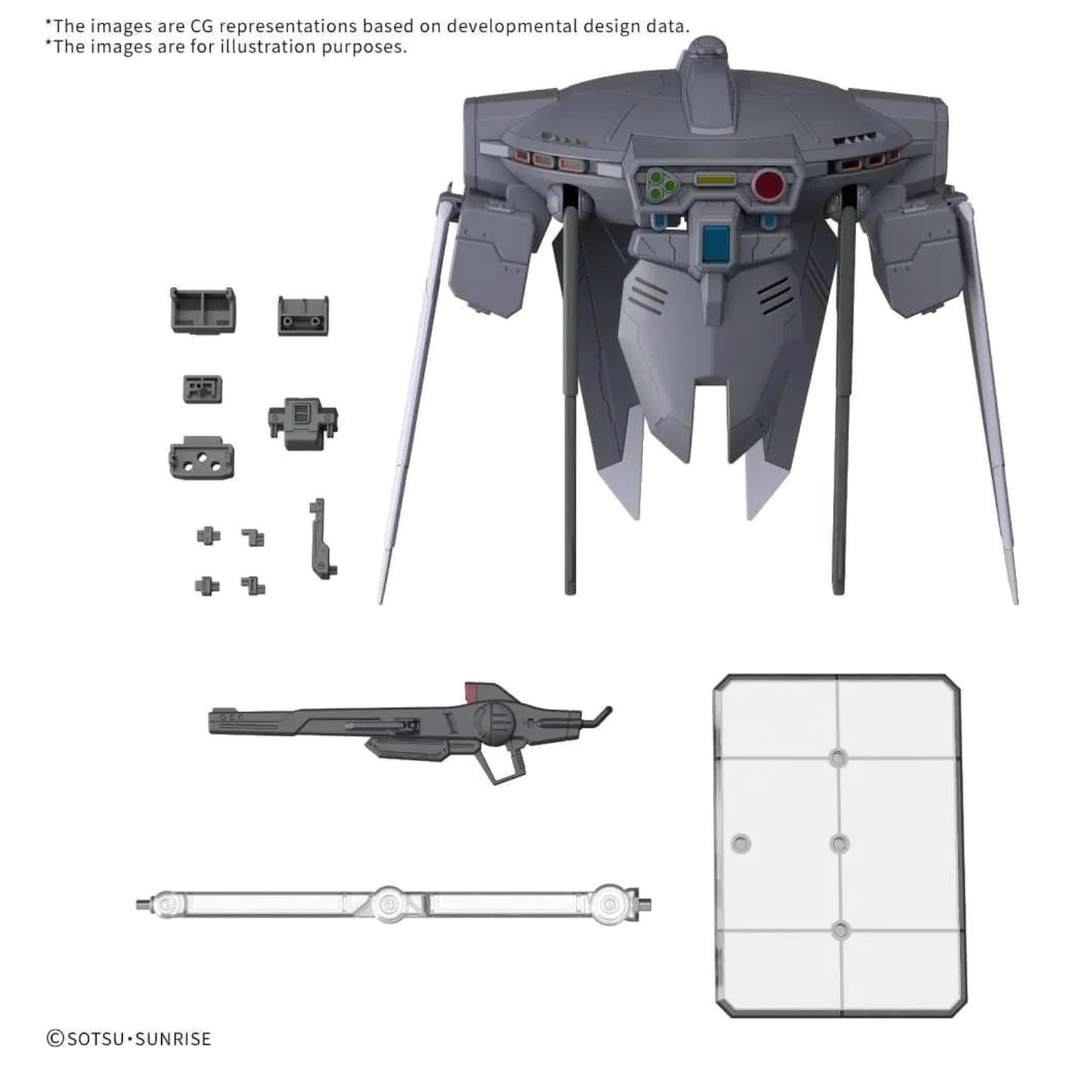 GUNDAM OPTION PARTS Set GUNPLA 15 (Cavalier AiFRiD) modell készlet kiegészítő csomag termékfotó