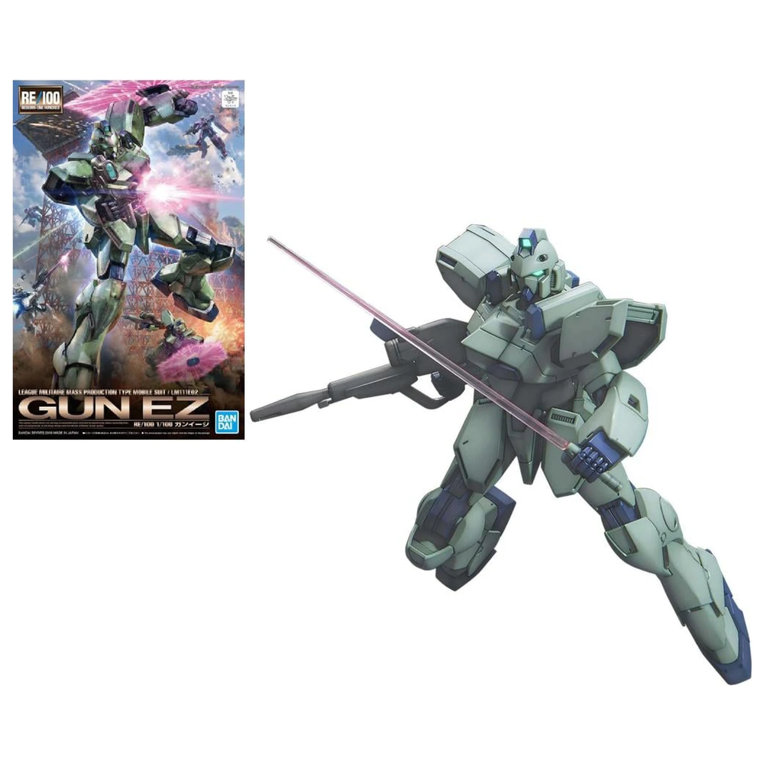 Gundam RE/100 1/100 Gun-EZ modell készlet termékfotó