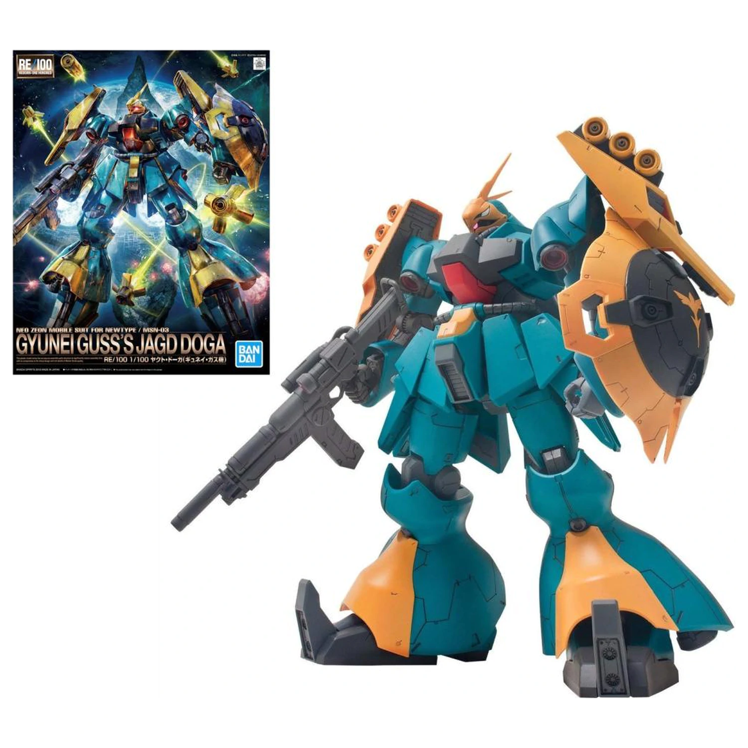 Gundam RE/100 1/100 Gyunei Guss's Jagd Doga modell készlet termékfotó