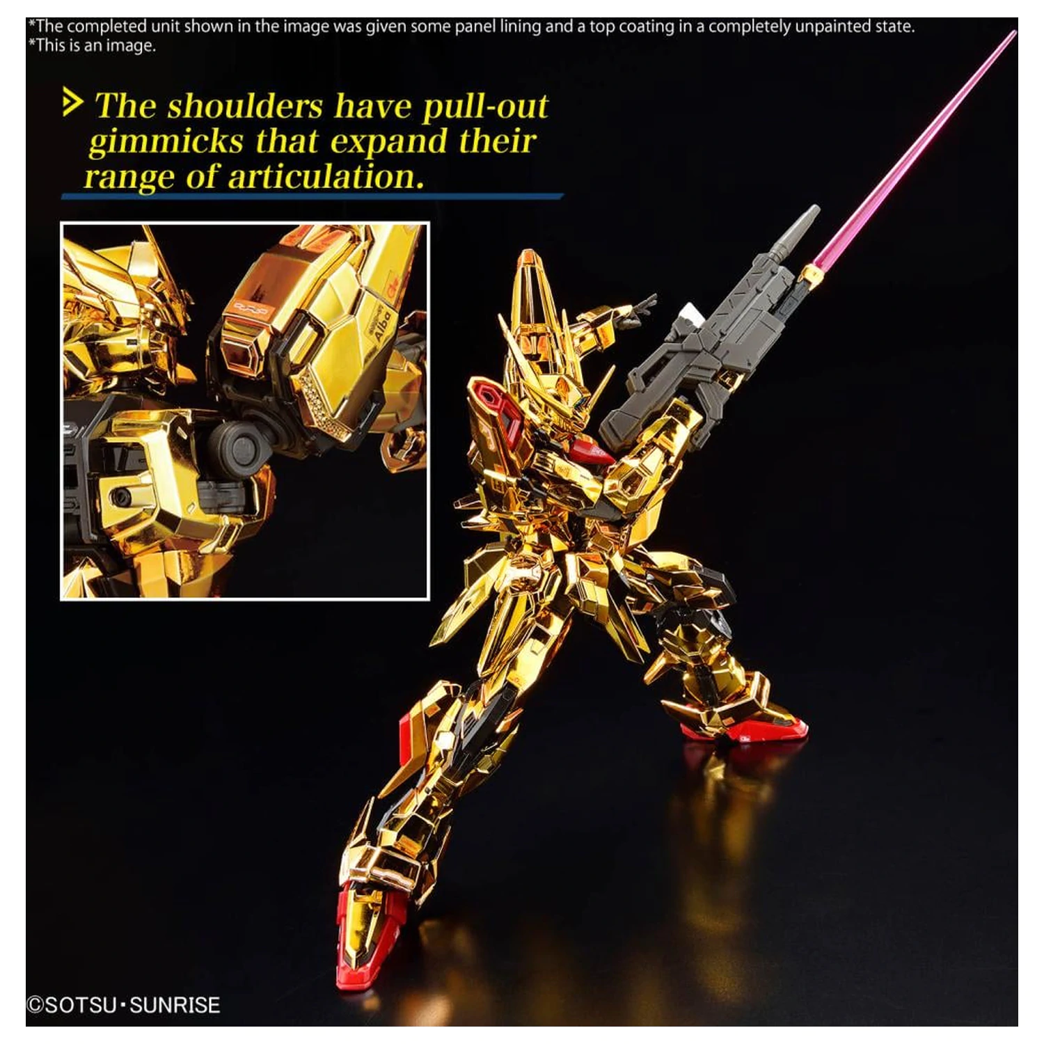 Gundam RG 1/144 Akatsuki Gundam Oowashi Unit modell készlet termékfotó