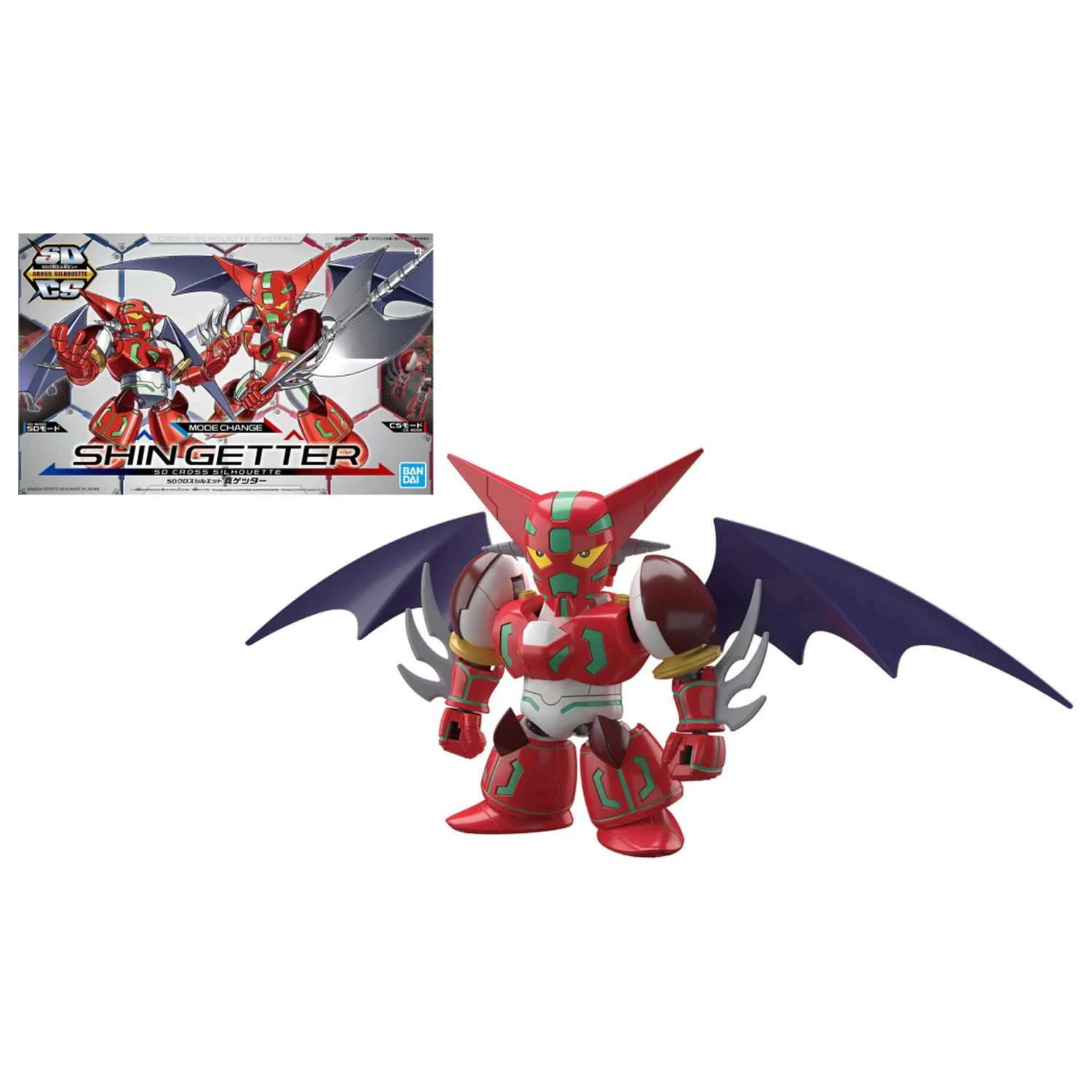 GUNDAM SD Cross Silhouette Shin Getter modell készlet termékfotó