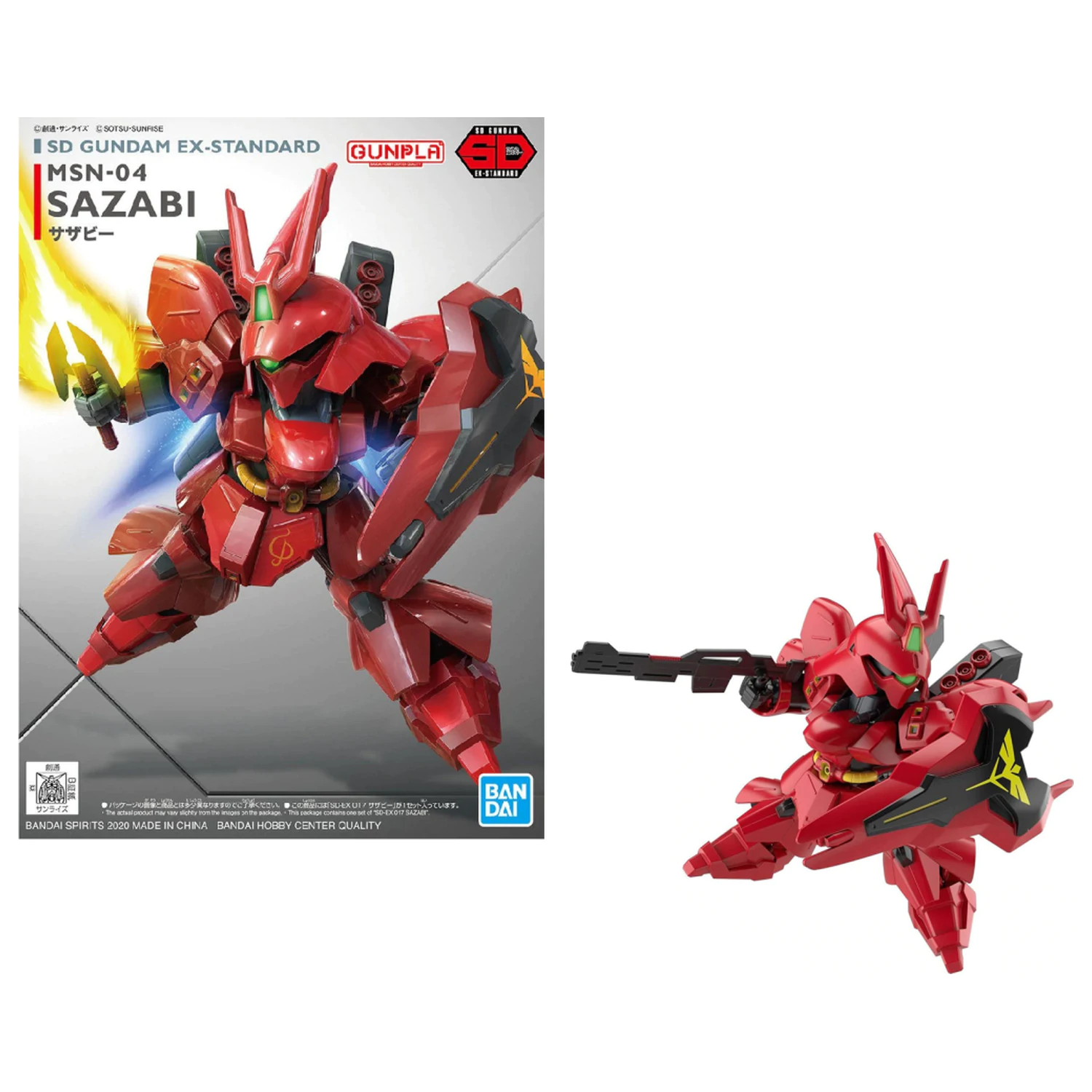 GUNDAM SD EX Standard Sazabi Gundam SD modell készlet termékfotó