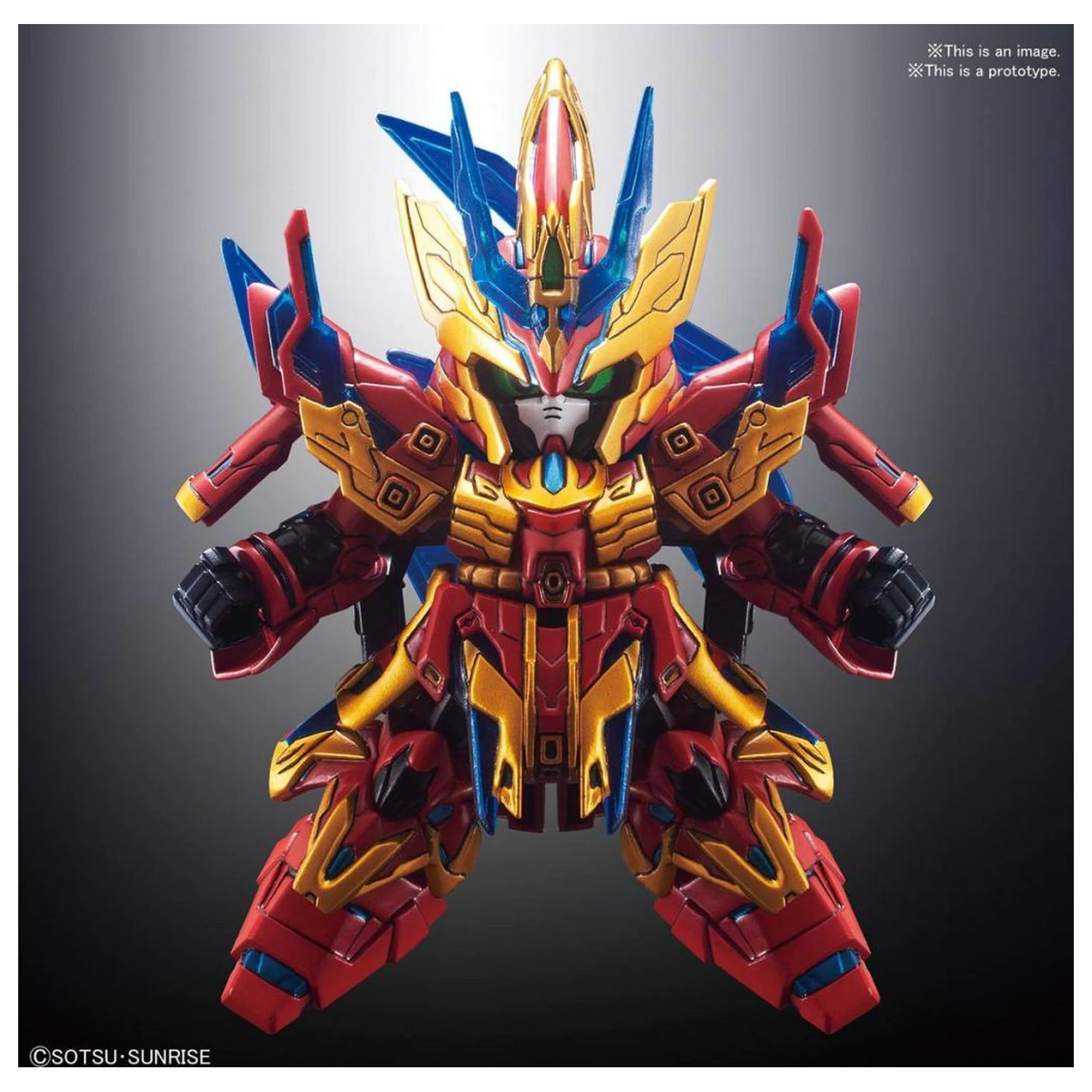 Gundam SD Sangoku Soketsuden Zhang Liao Sazabi modell készlet termékfotó