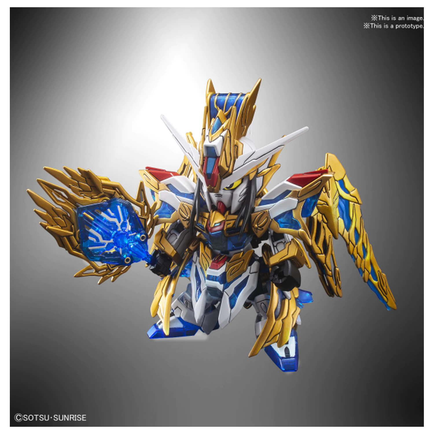 Gundam SD Sangoku Soketsuden Zhuge Liang Freedom Gundam modell készlet termékfotó