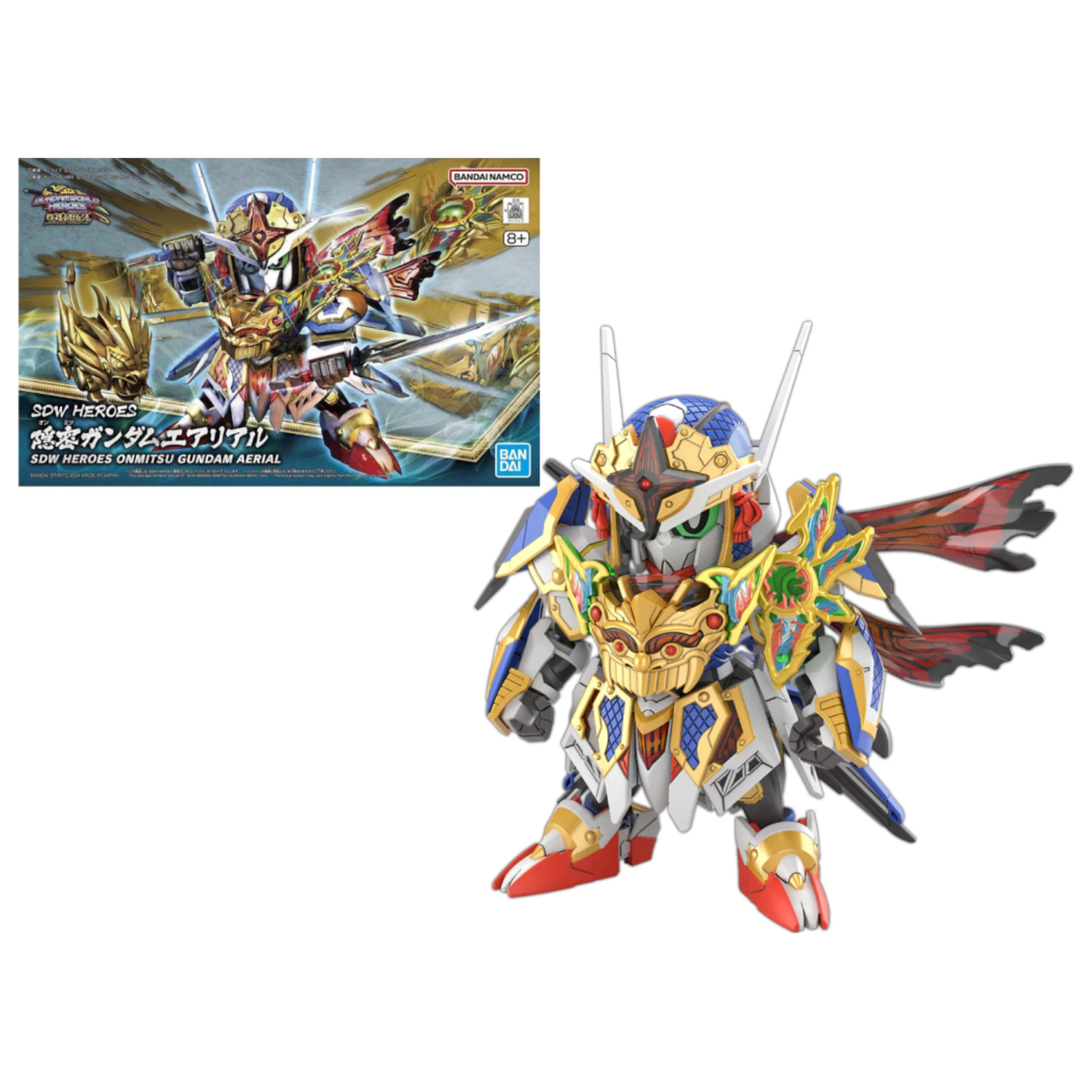 GUNDAM SDW Heroes Onmitsu Gundam Aerial modell készlet termékfotó