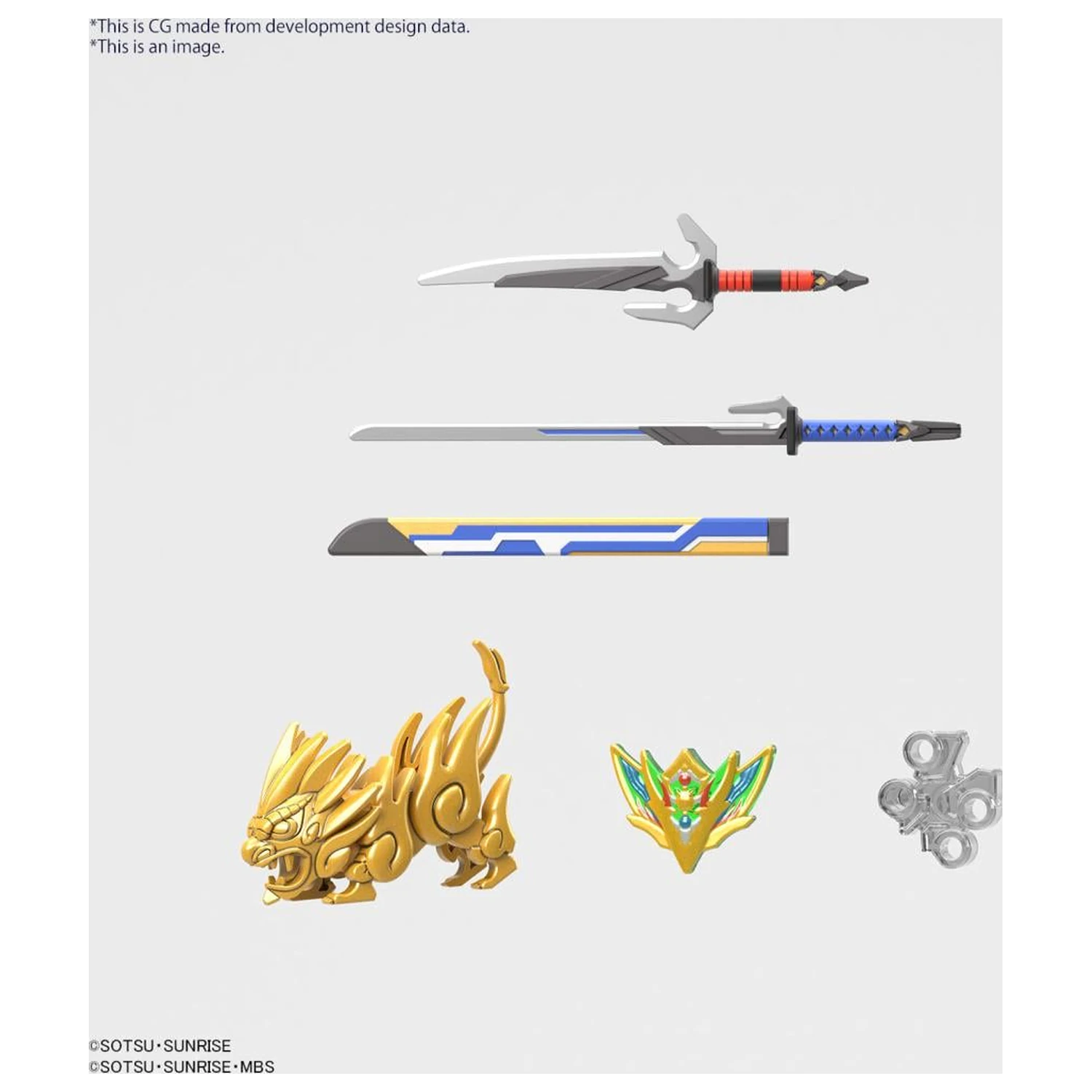 GUNDAM SDW Heroes Onmitsu Gundam Aerial modell készlet termékfotó