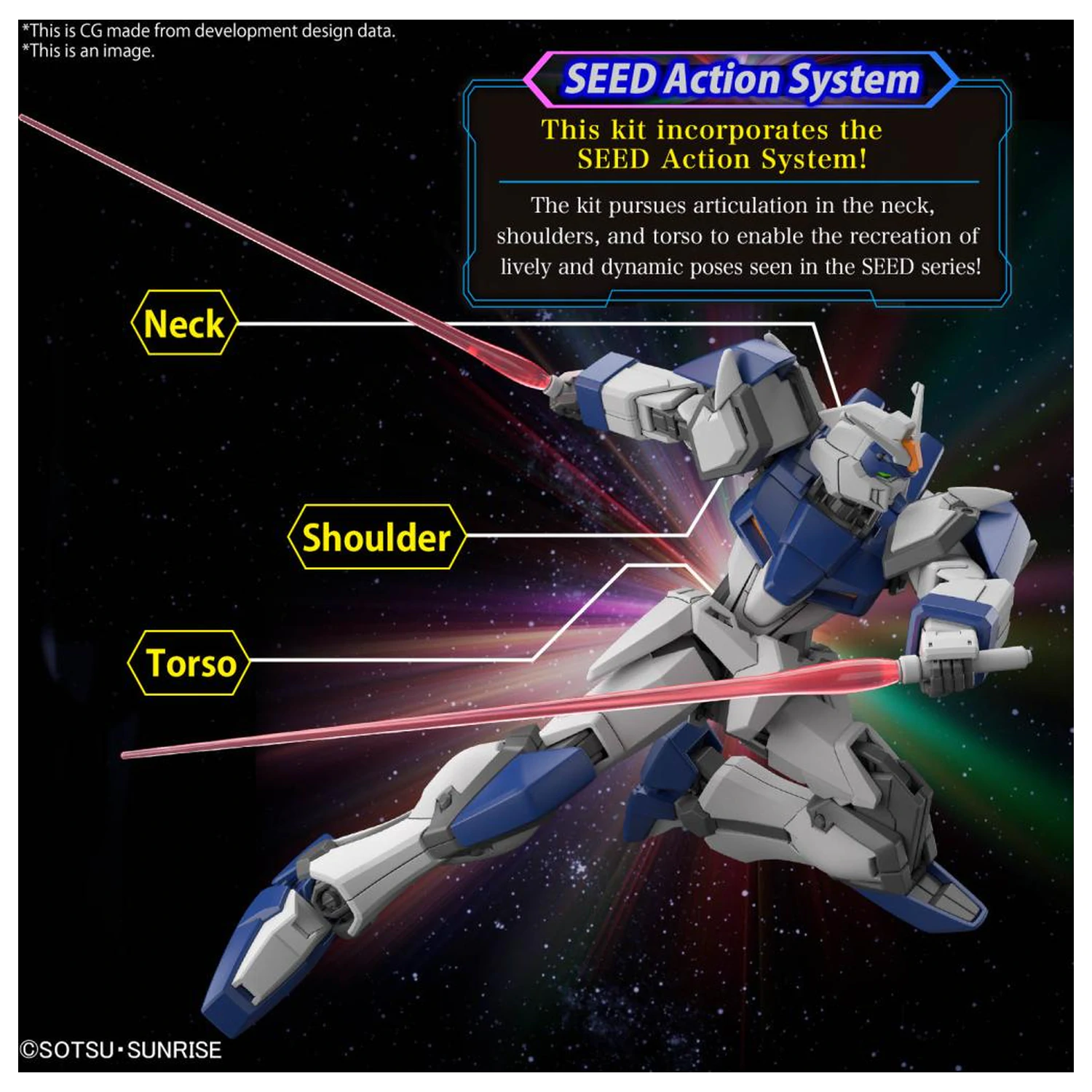 Gundam Seed Freedom HG 1/144 Duel Blitz Gundam modell készlet termékfotó