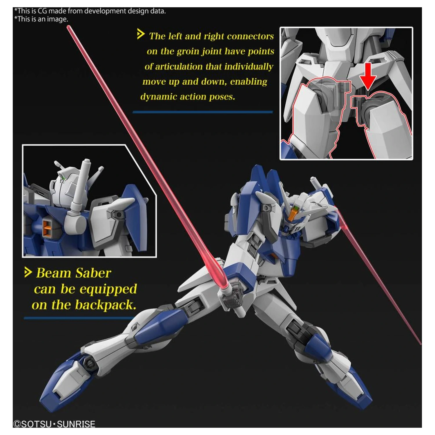 Gundam Seed Freedom HG 1/144 Duel Blitz Gundam modell készlet termékfotó