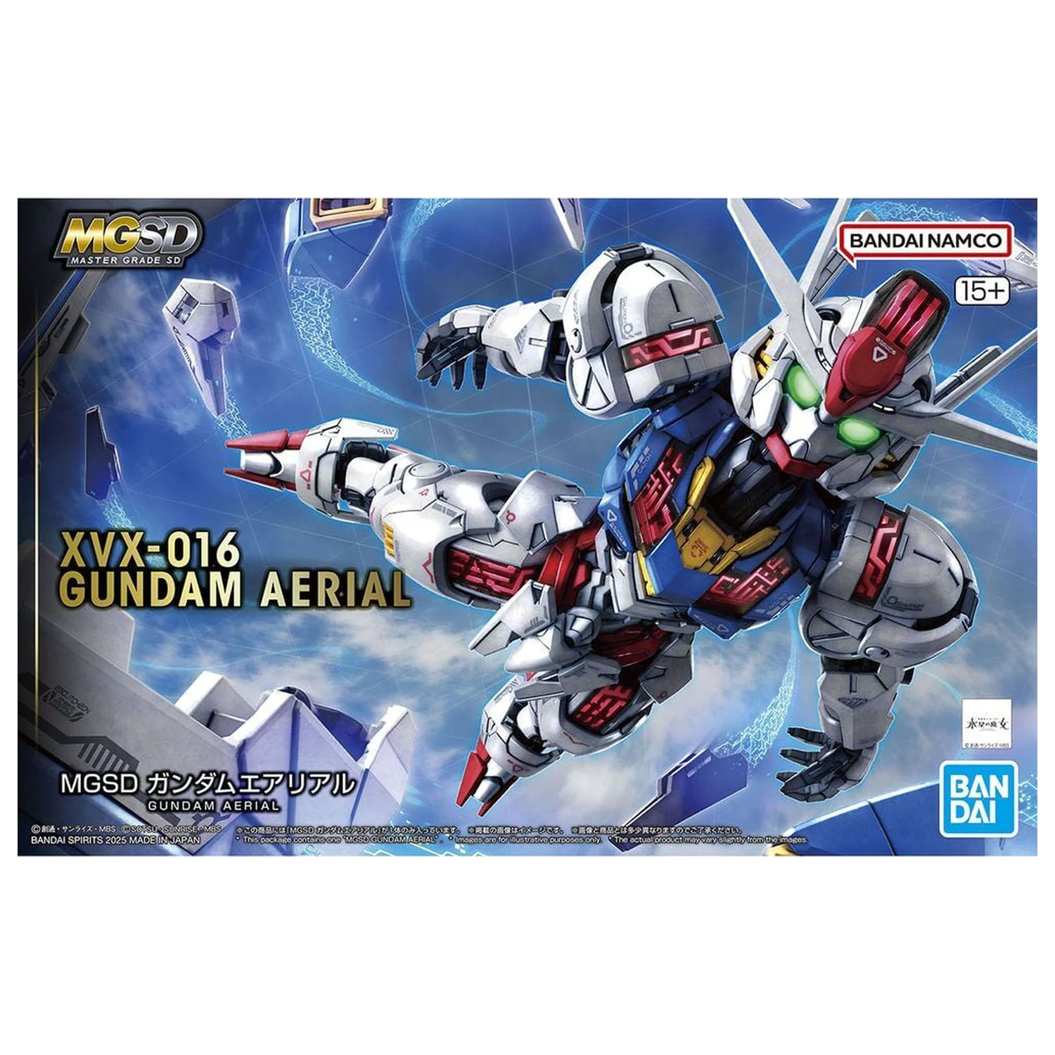 Gundam The Witch from Mercury XVX-016 Gundam Aerial Mobile Suit modell készlet MGSD termékfotó