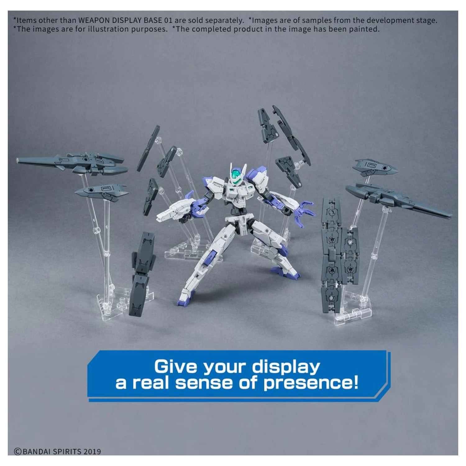 Gundam Weapon Display Base 01 modell készlet kiegészítő termékfotó