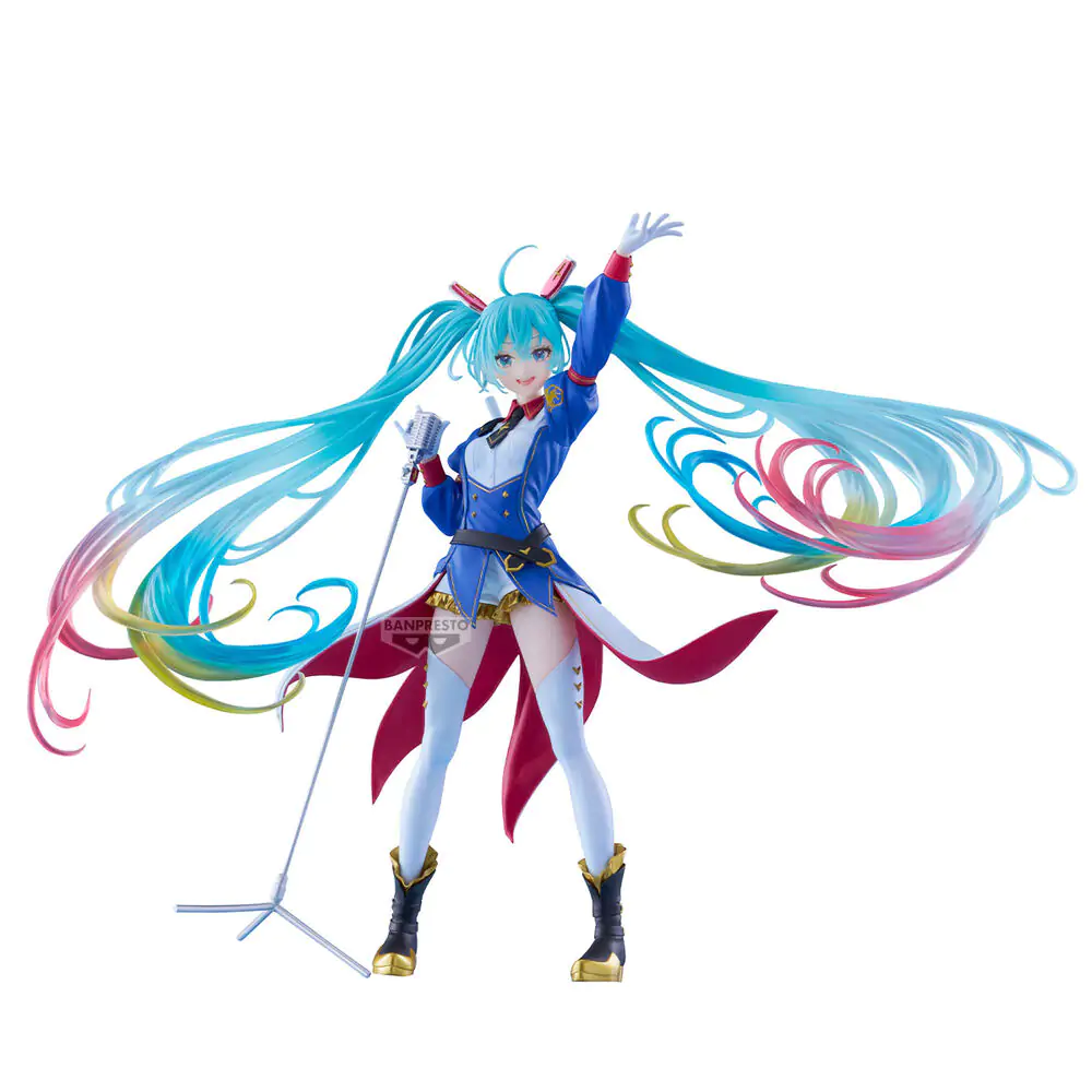Gundam x Hatsune Miku 45th Anniversary Gundam Collaboration Banpresto Evolve figura 21cm termékfotó
