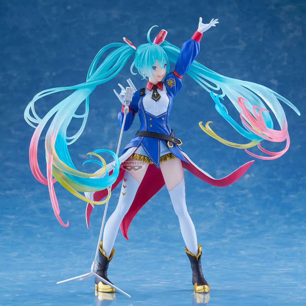 Gundam x Hatsune Miku 45th Anniversary Gundam Collaboration Banpresto Evolve figura 21cm termékfotó