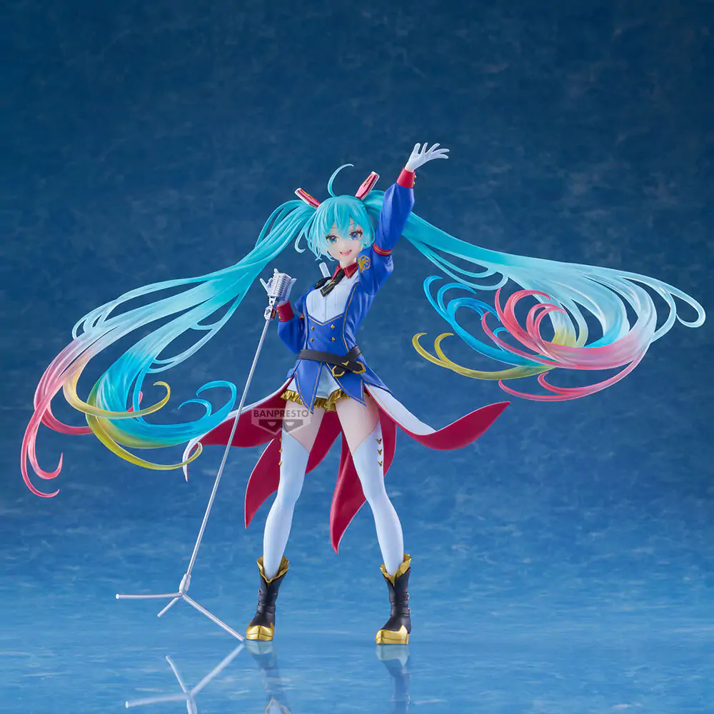 Gundam x Hatsune Miku 45th Anniversary Gundam Collaboration Banpresto Evolve figura 21cm termékfotó