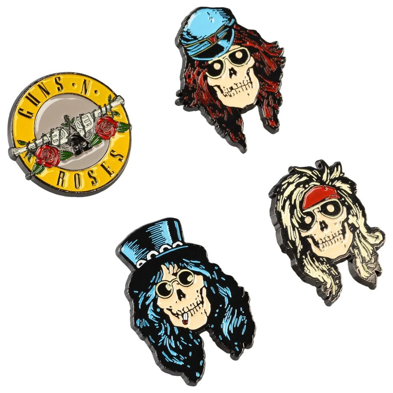 Guns N Roses 4 db-os kitűző csomag termékfotó