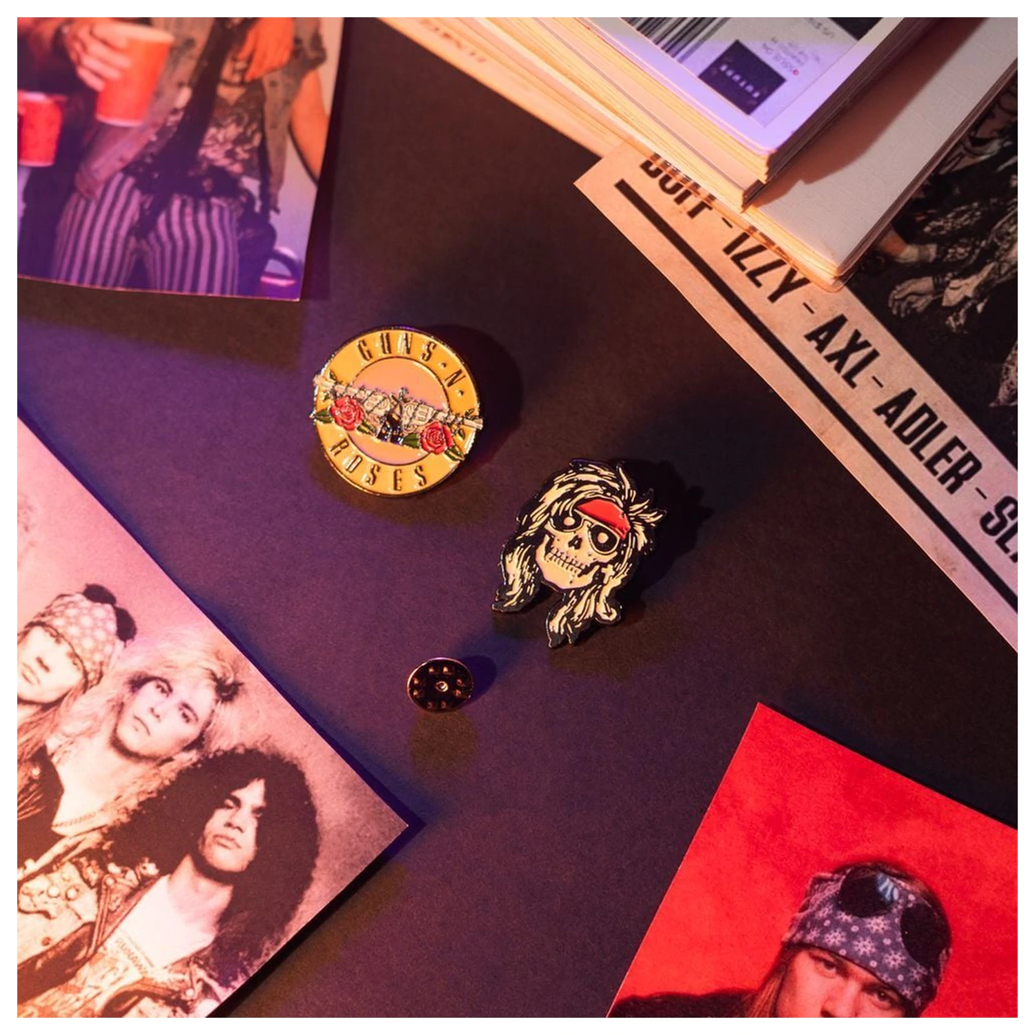 Guns N Roses 4 db-os kitűző csomag termékfotó