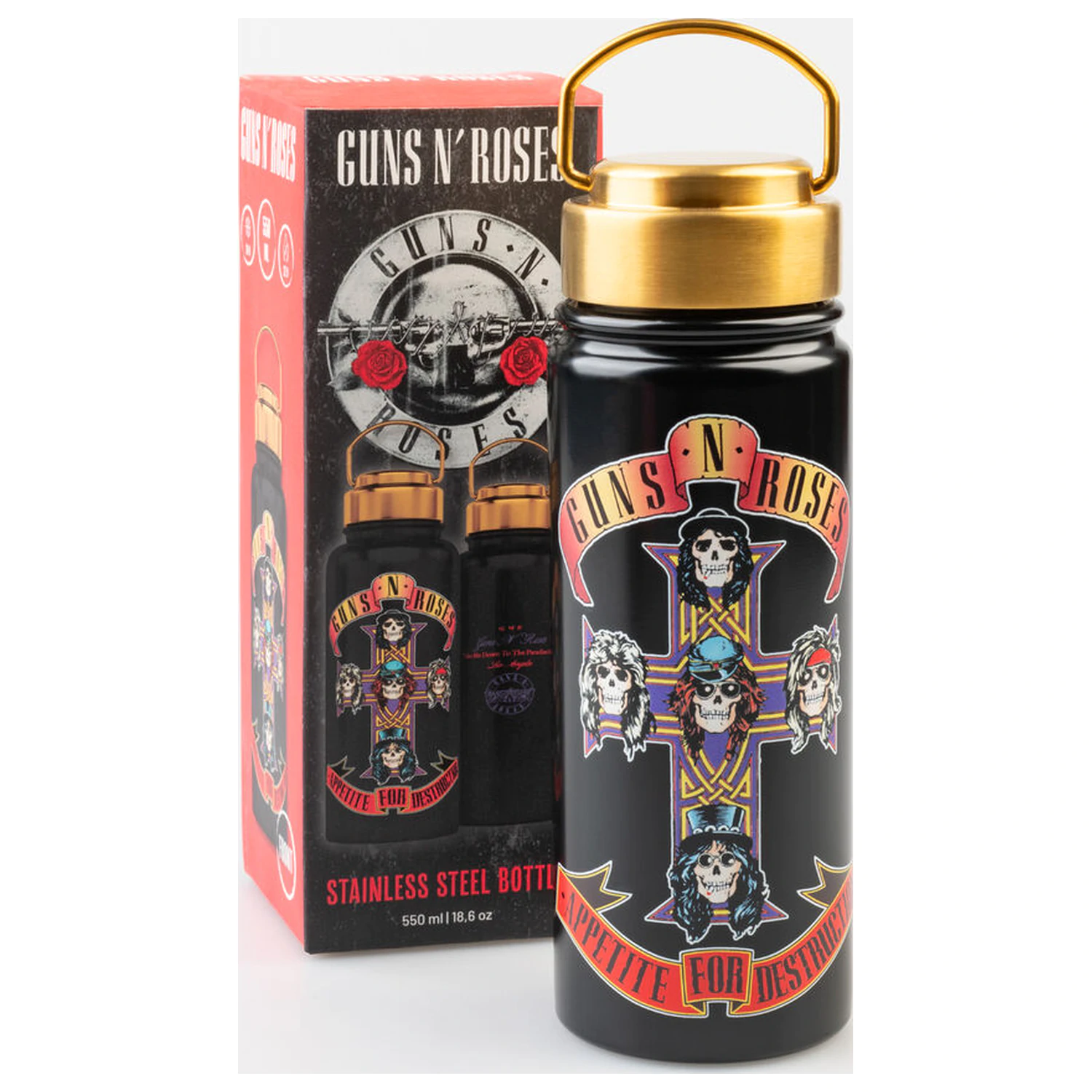 Guns N Roses rozsdamentes acél palack kulacs 500ml termékfotó