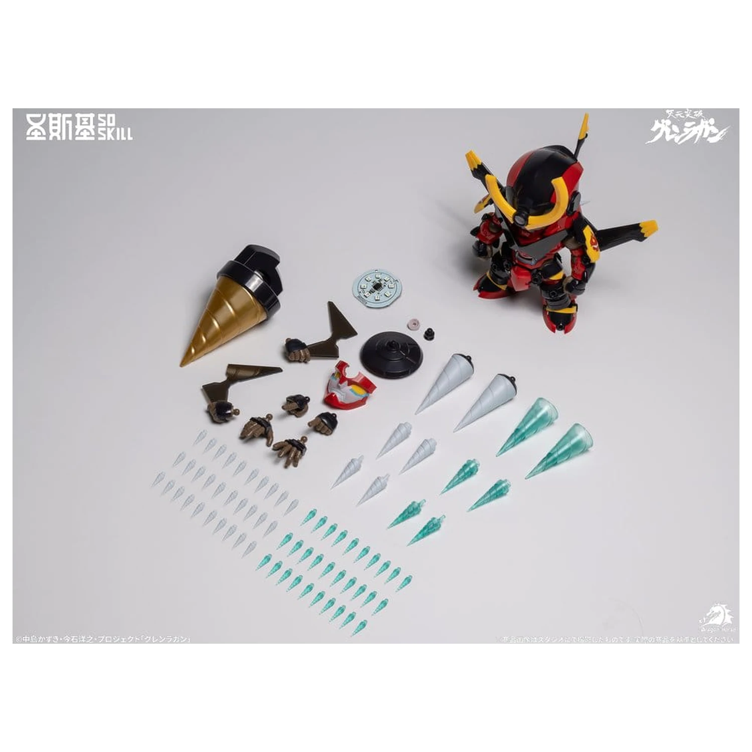 Gurren Lagann Chibi modell készlet Chibi-style 13 cm termékfotó