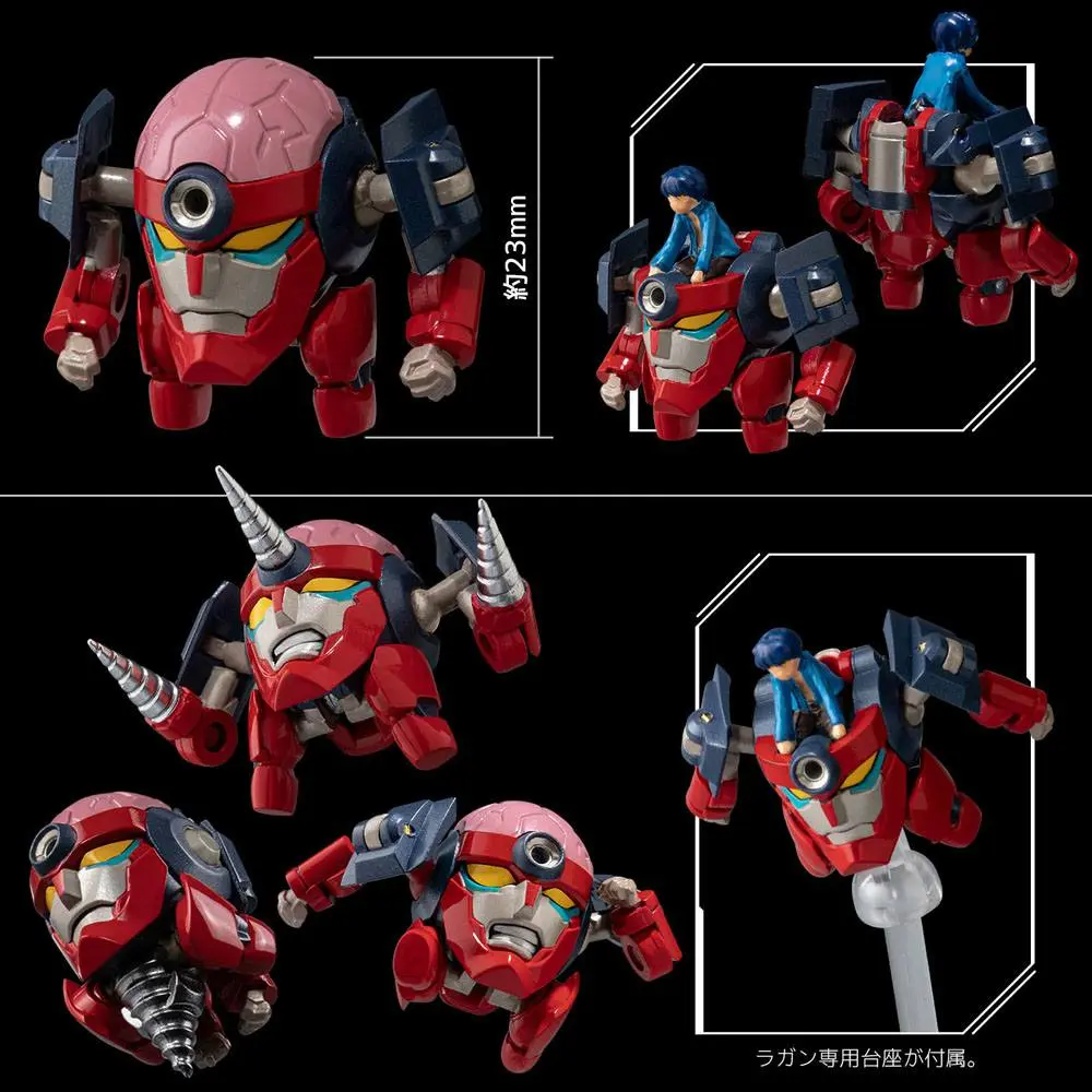 Gurren Lagann Diecast Riobot Combine Gurren Lagann akciófigura 21 cm termékfotó