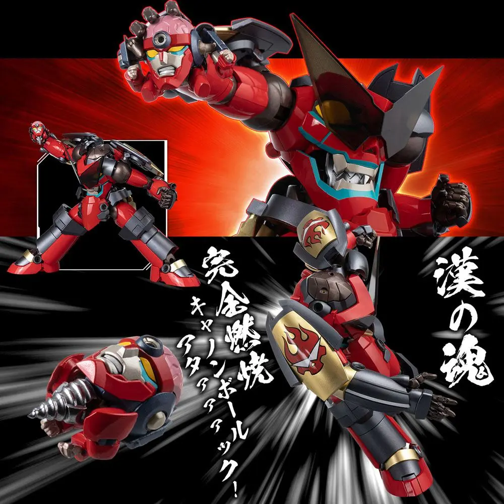 Gurren Lagann Diecast Riobot Combine Gurren Lagann akciófigura 21 cm termékfotó