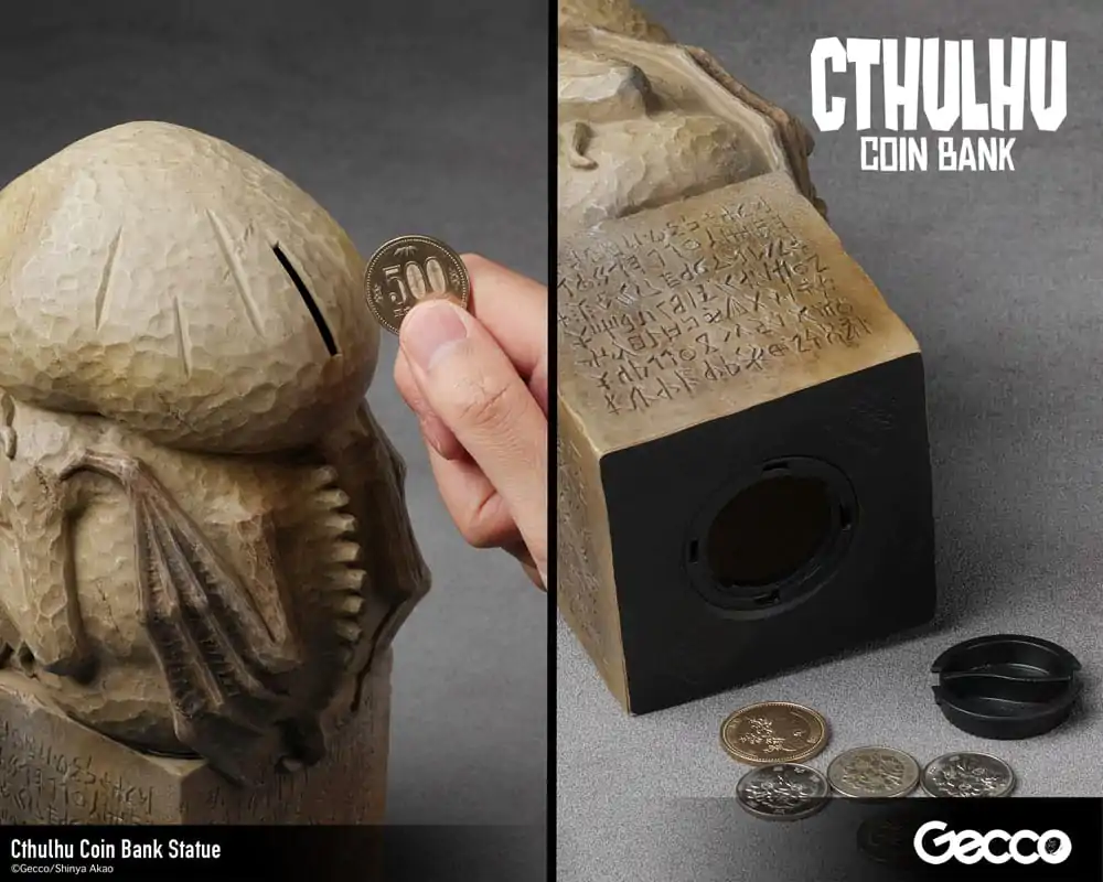 H.P. Lovecraft Cthulhu Mythos Coin Bank Statue Cthulhu (Original Color) 24 cm termékfotó