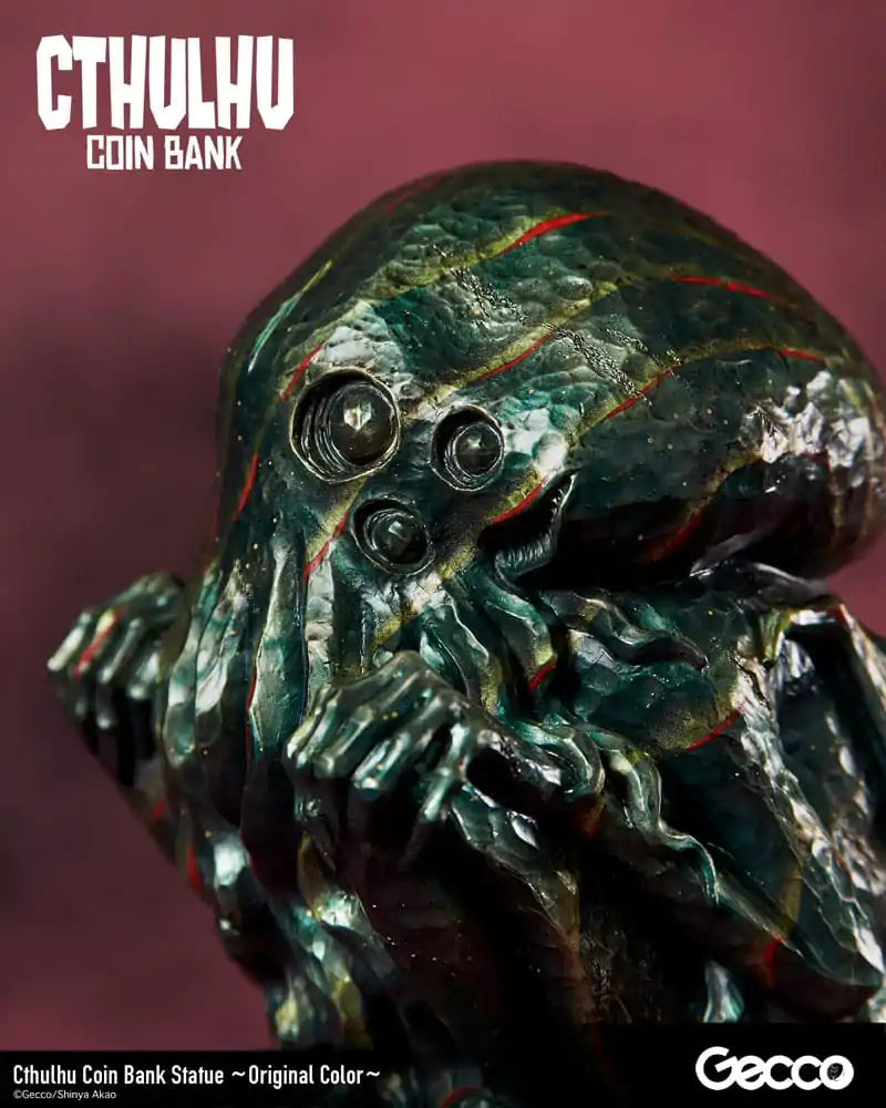 H.P. Lovecraft Cthulhu Mythos Coin Bank Statue Cthulhu (Original Color) 24 cm termékfotó